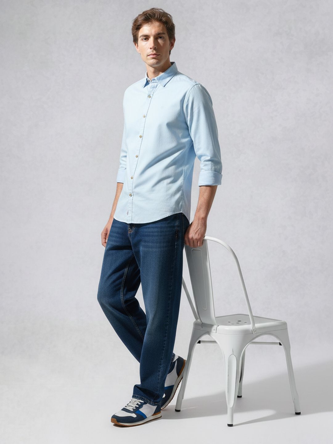WROGN Slim Fit Casual Shirt