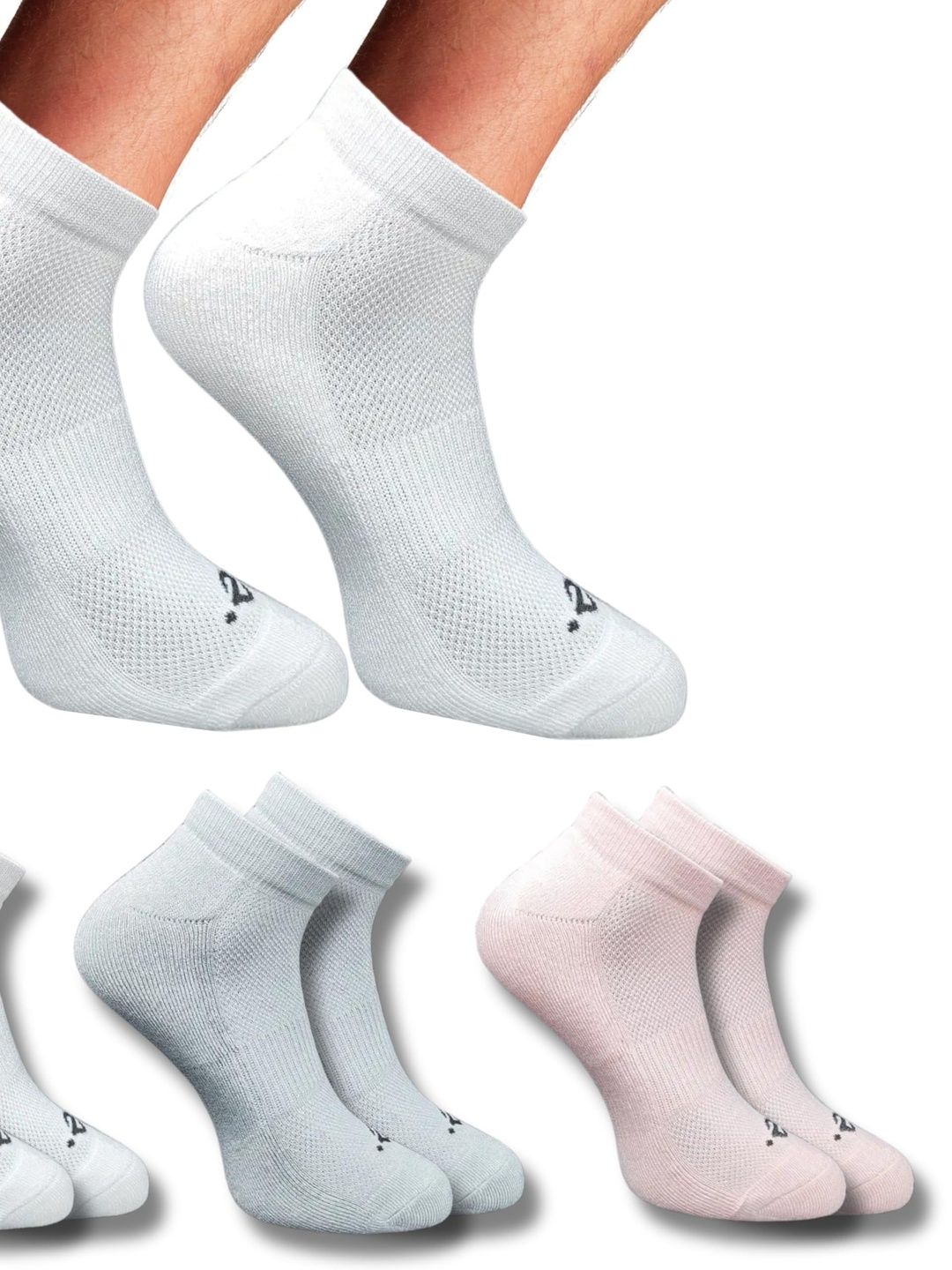 ECO SYNC Men Pack of 6 Ankle Length Socks