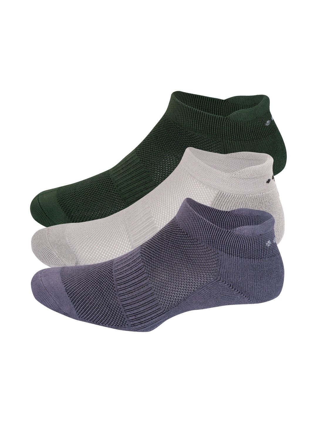 ECO SYNC Men Pack of 6 Patterned Ankle Length Socks