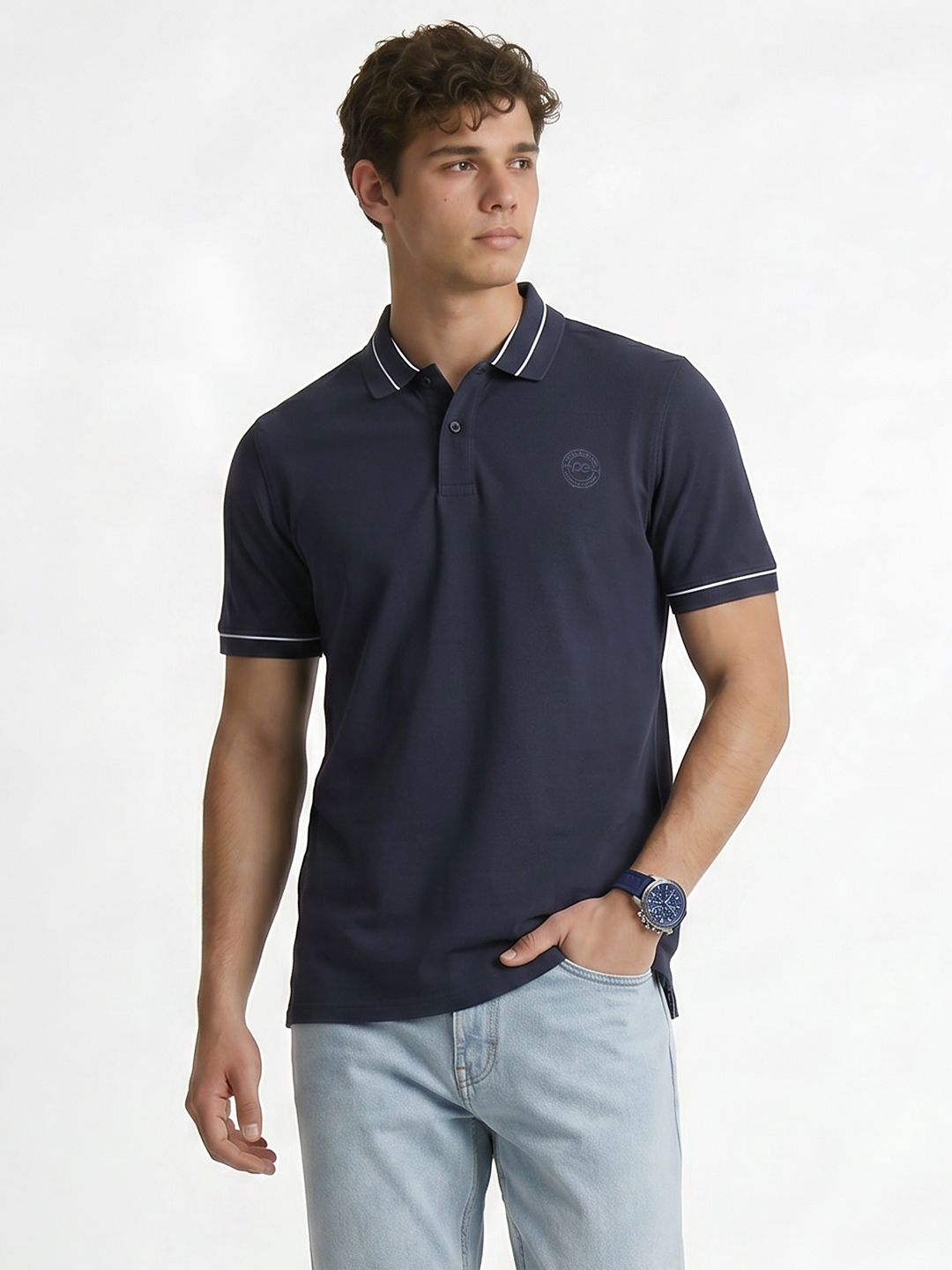 Peter England Polo Collar T-shirt