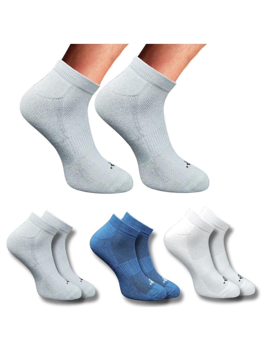 ECO SYNC Men Pack of 6 Ankle Length Socks