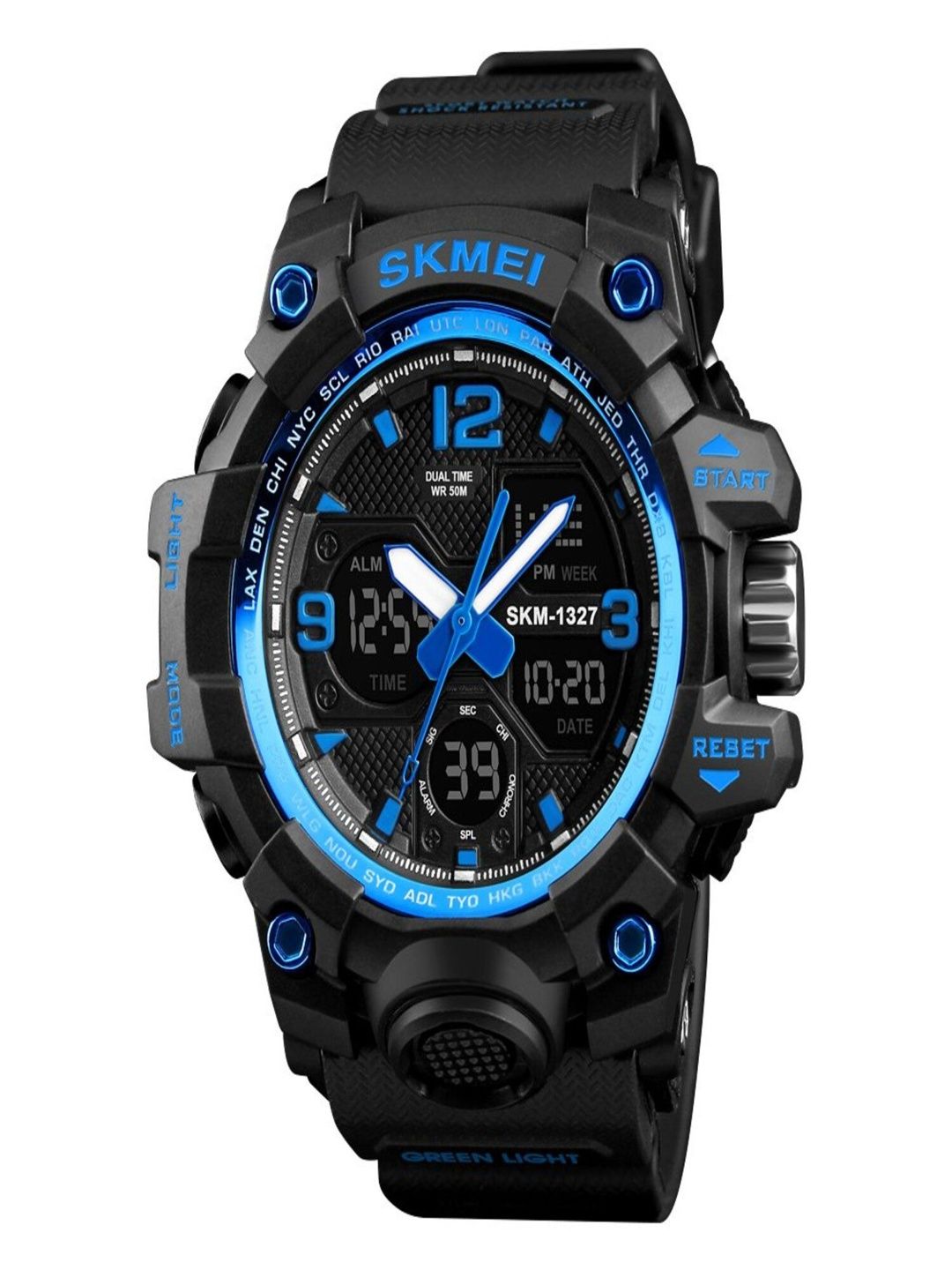 Skmei Skmei Unisex Dial & Straps Analogue and Digital Watch 1327BU