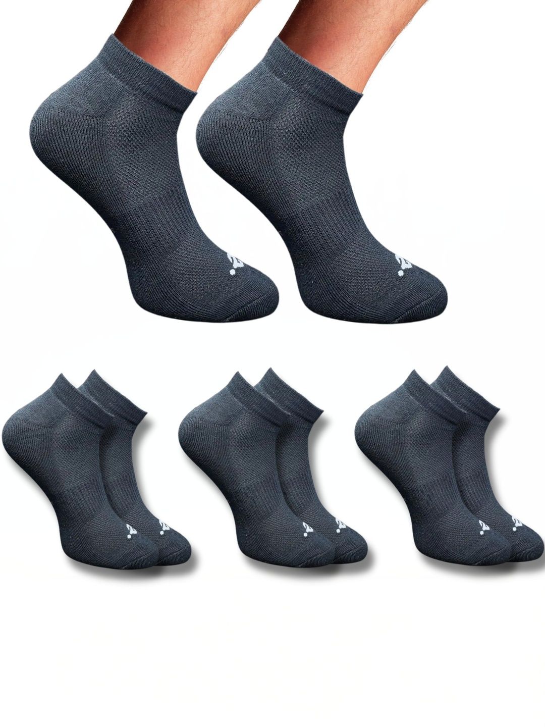 ECO SYNC Men Pack of 6 Ankle Length Socks