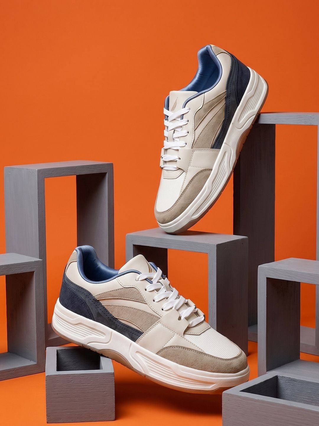 Nautica Men Colourblocked Sneakers
