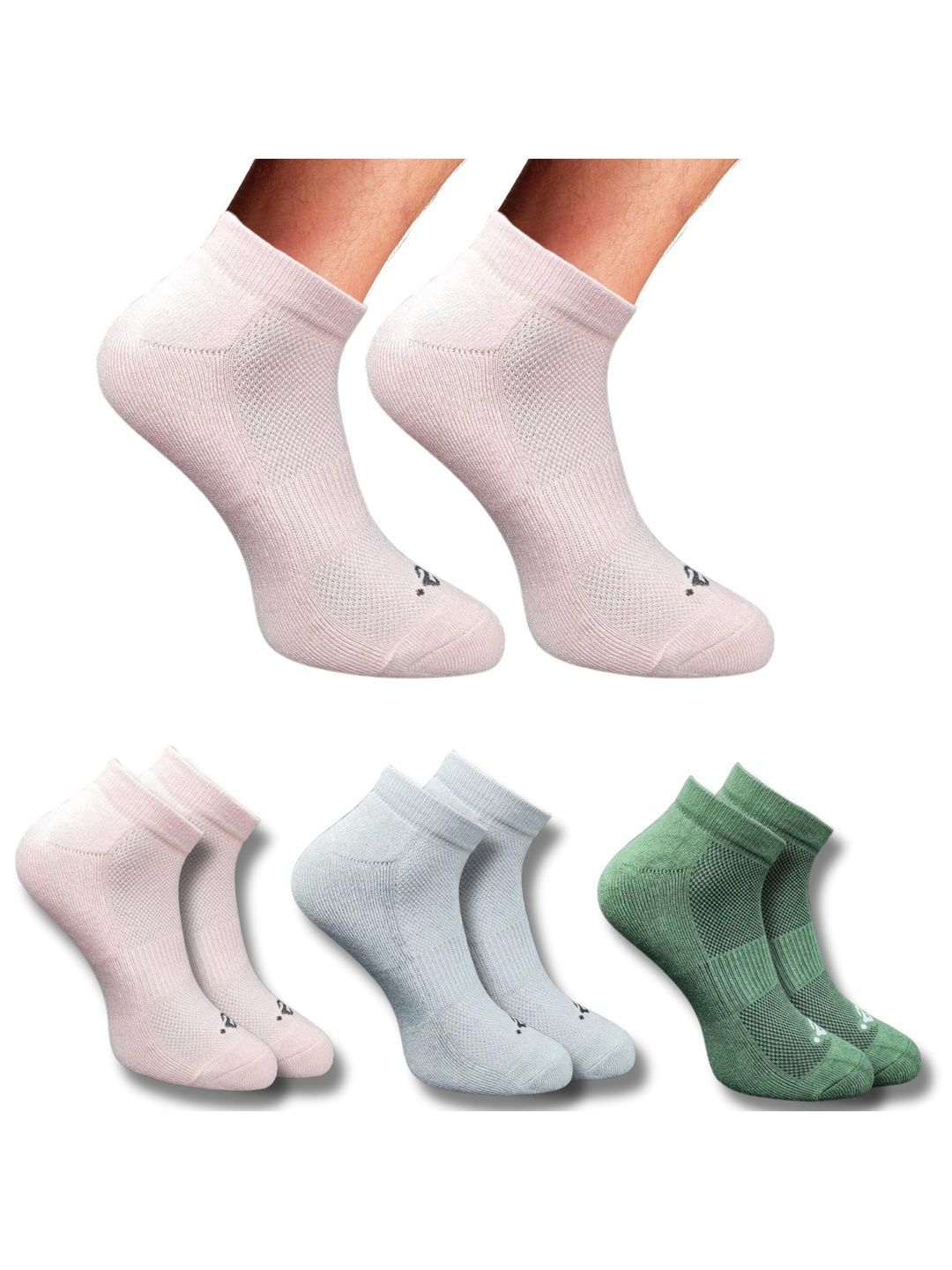 ECO SYNC Men Pack of 6 Ankle Length Socks