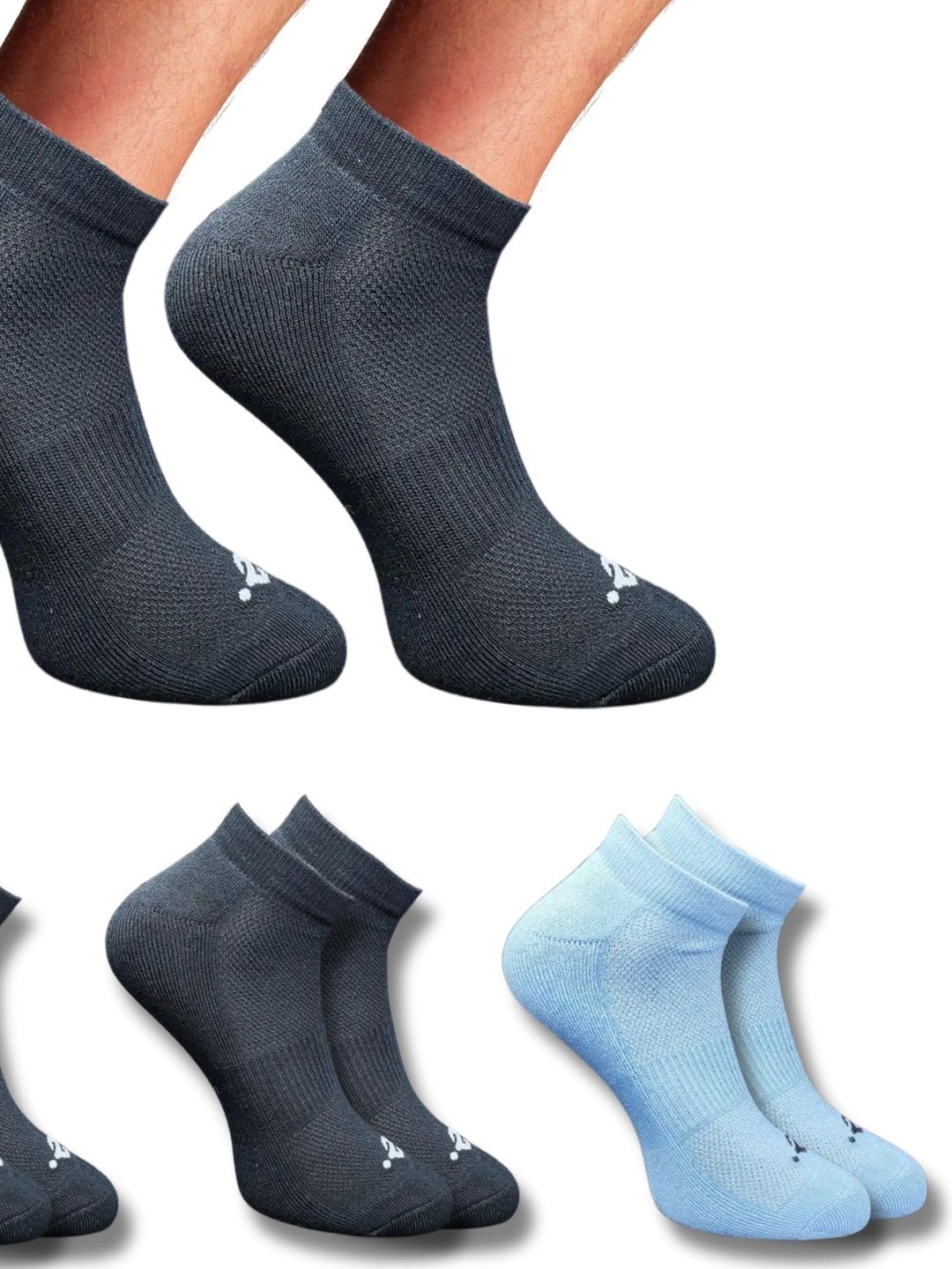 ECO SYNC Men Pack of 6 Ankle Length Socks