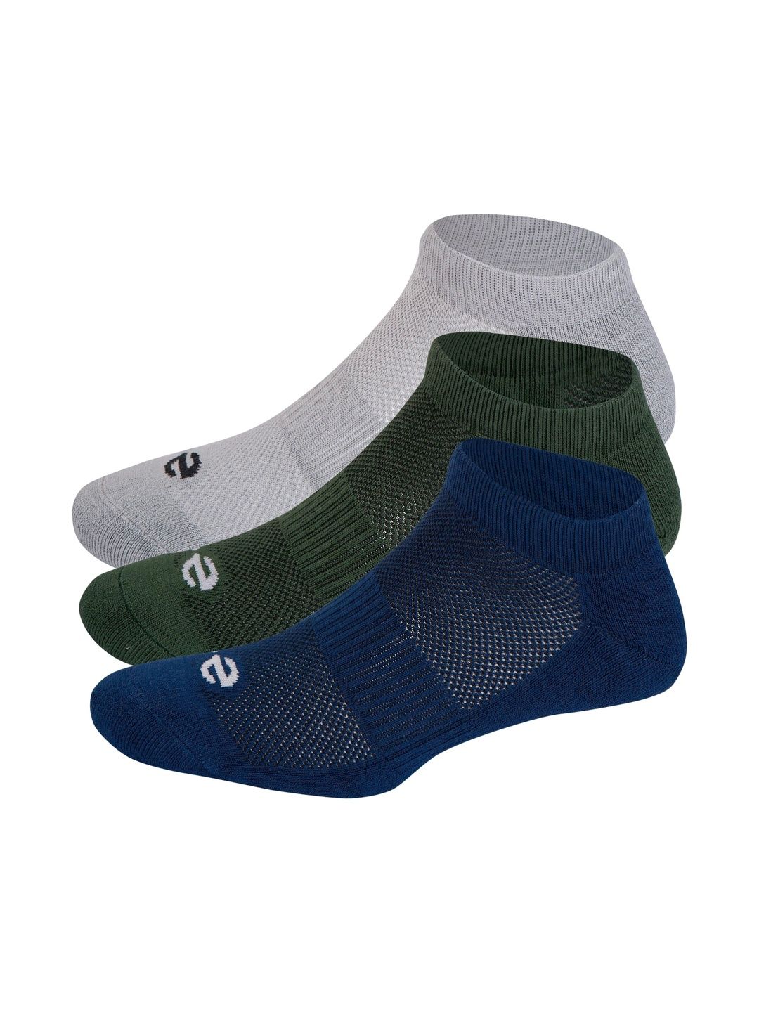 ECO SYNC Men Pack of 6 Patterned Ankle Length Socks