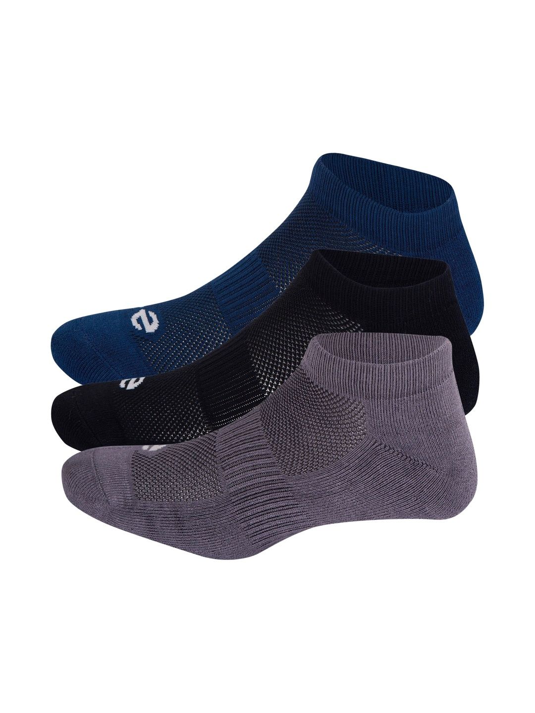 ECO SYNC Men Pack of 6 Patterned Ankle Length Socks