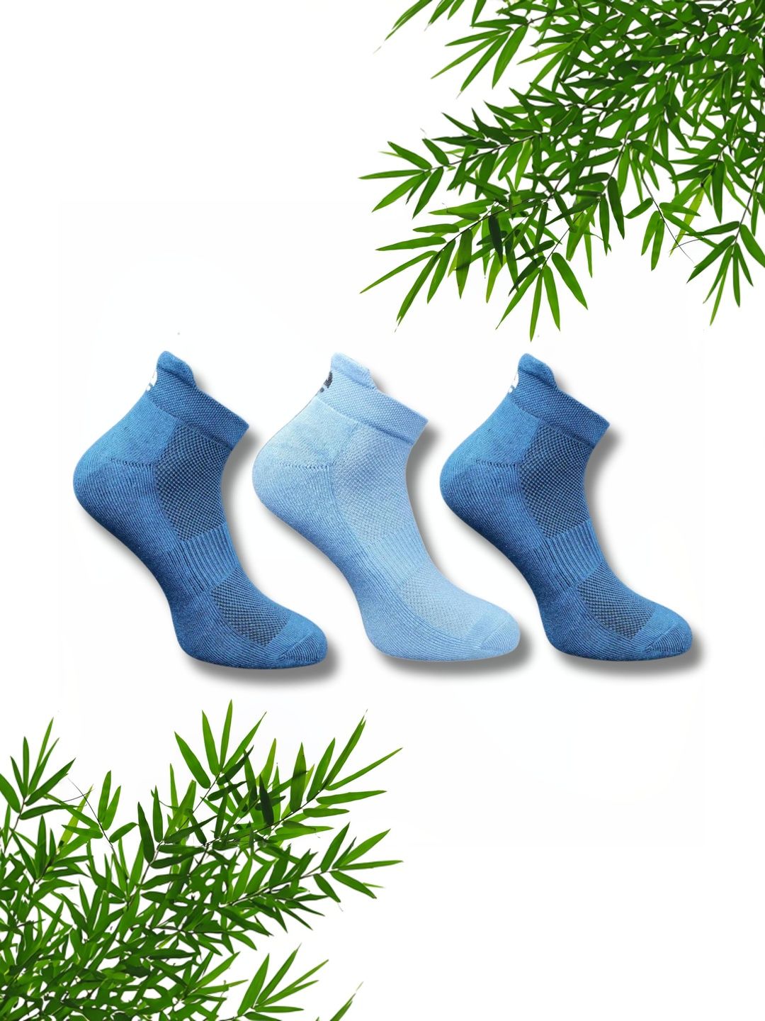 ECO SYNC Men Pack of 6 Patterned Ankle Length Socks