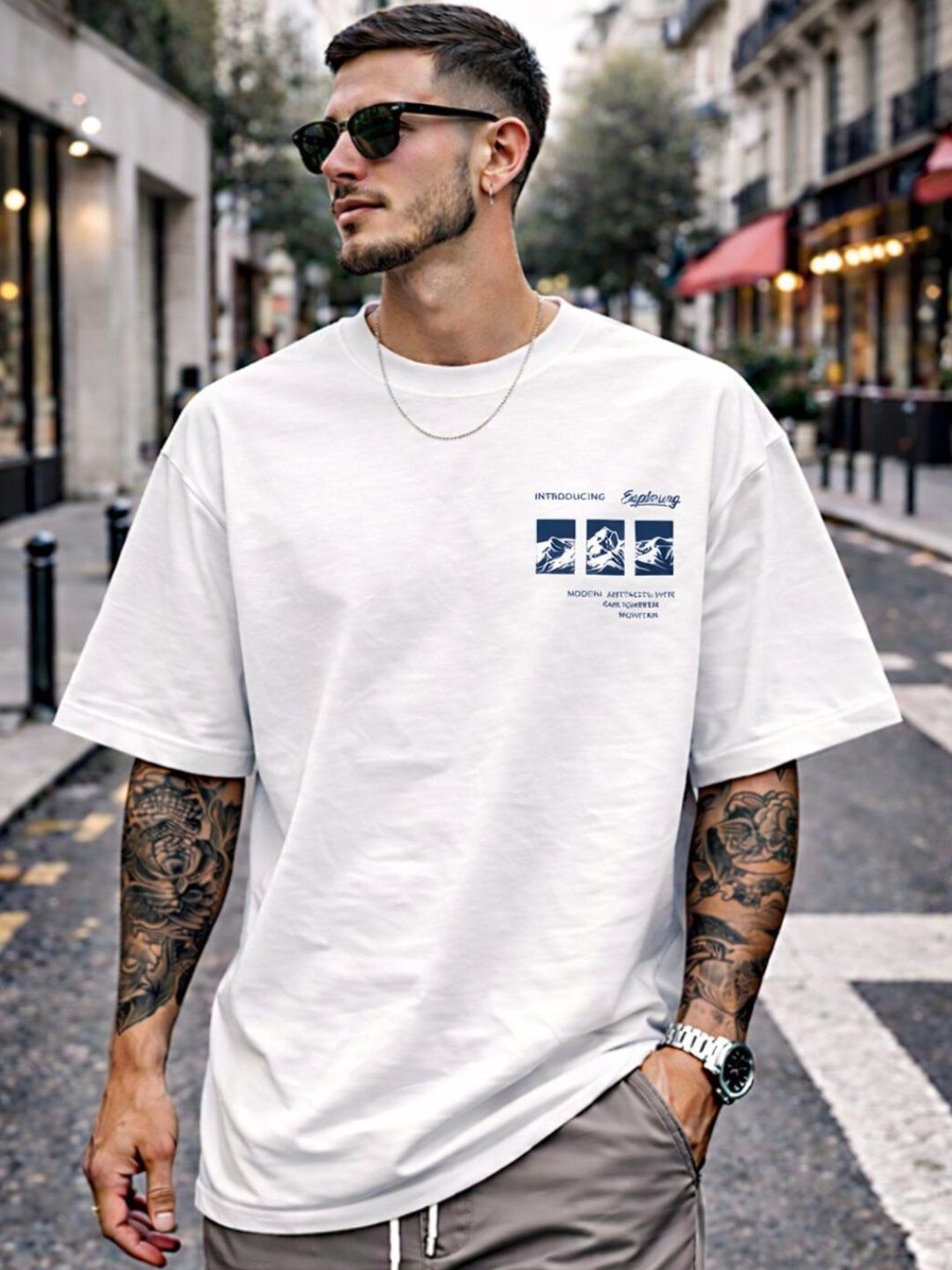 HASTEN Men Printed T-shirt