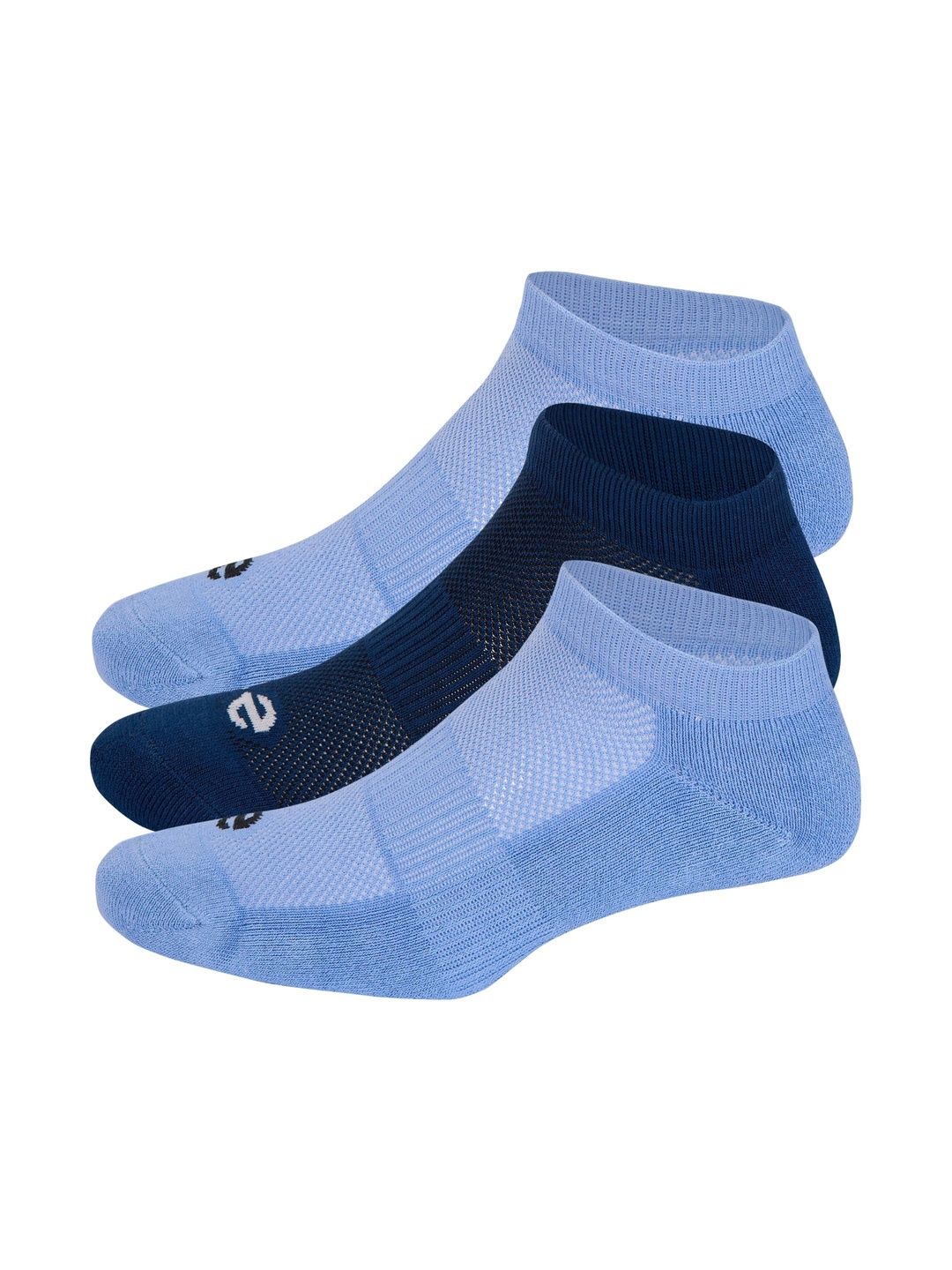 ECO SYNC Men Pack of 6 Colourblocked Ankle Length Socks