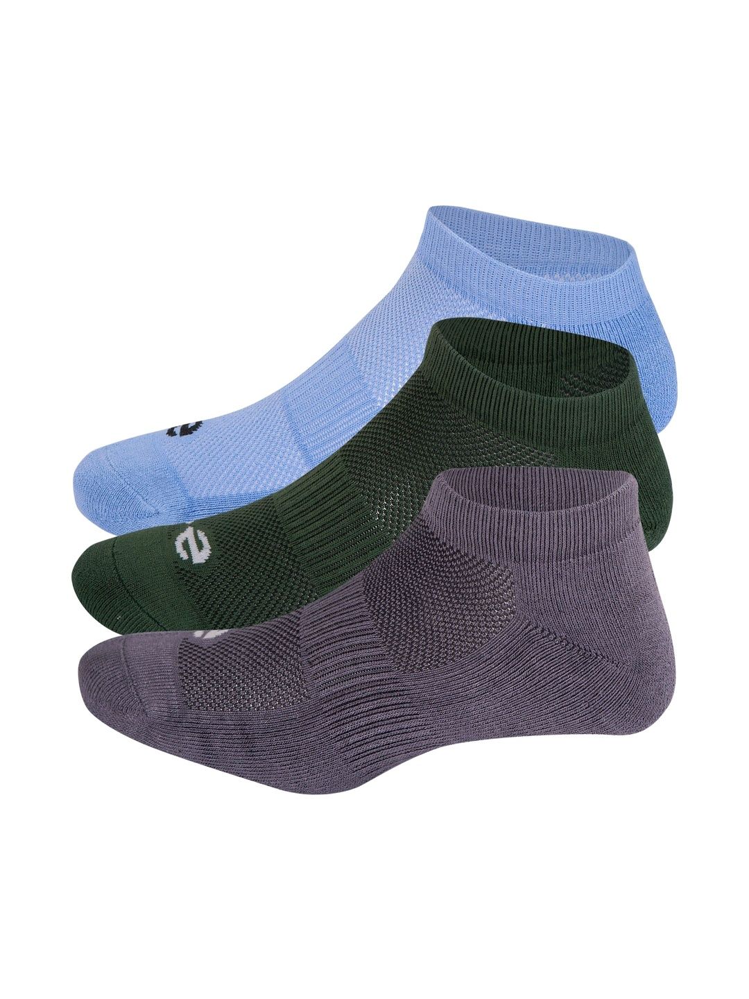 ECO SYNC Men Pack of 6 Patterned Ankle Length Socks