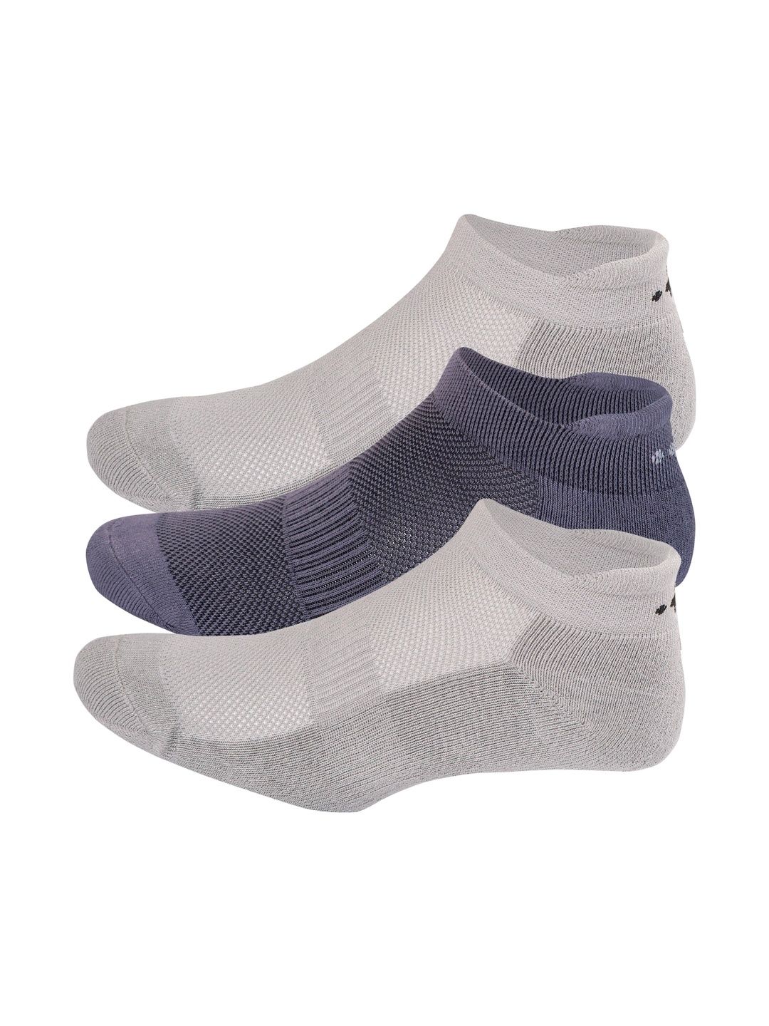 ECO SYNC Men Pack of 6 Colourblocked Ankle Length Socks