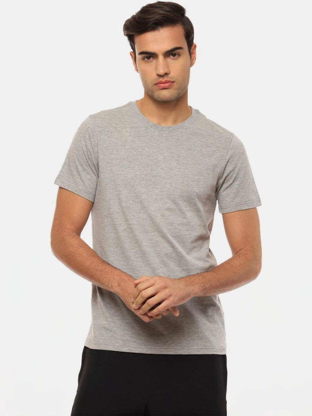 hummel Men Round Neck Pure Cotton T-shirt