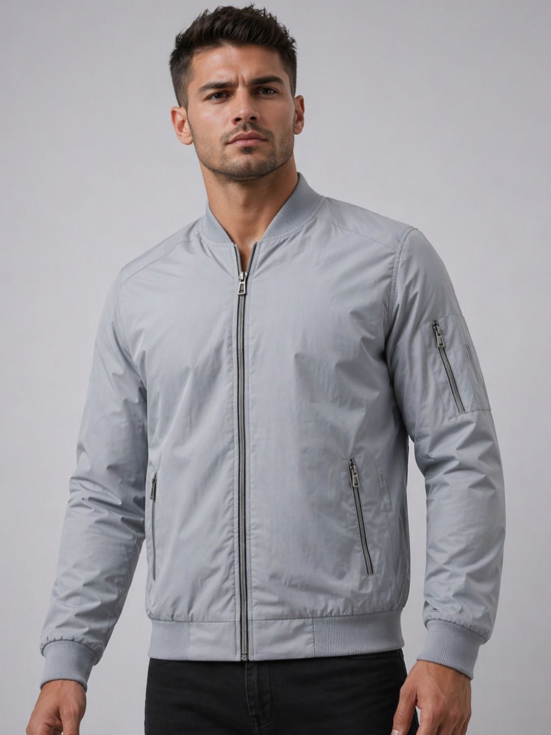 CARABA Men Windcheater Bomber Jacket