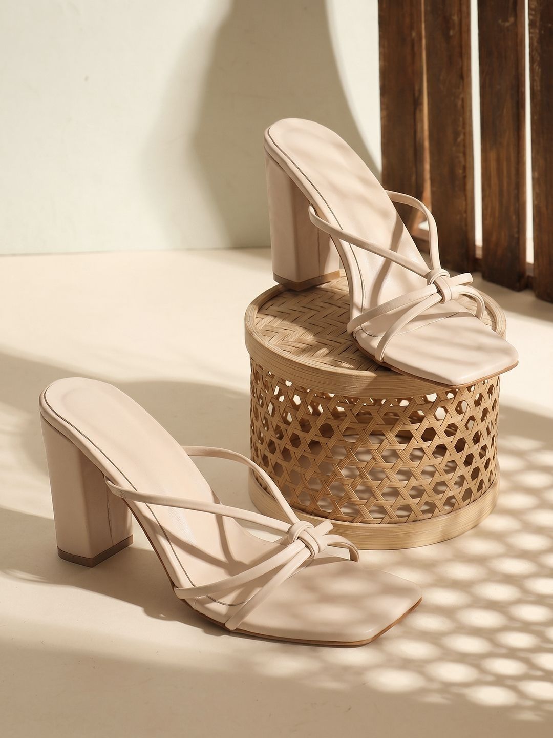 Sole Saga Party Block Mules with Bows