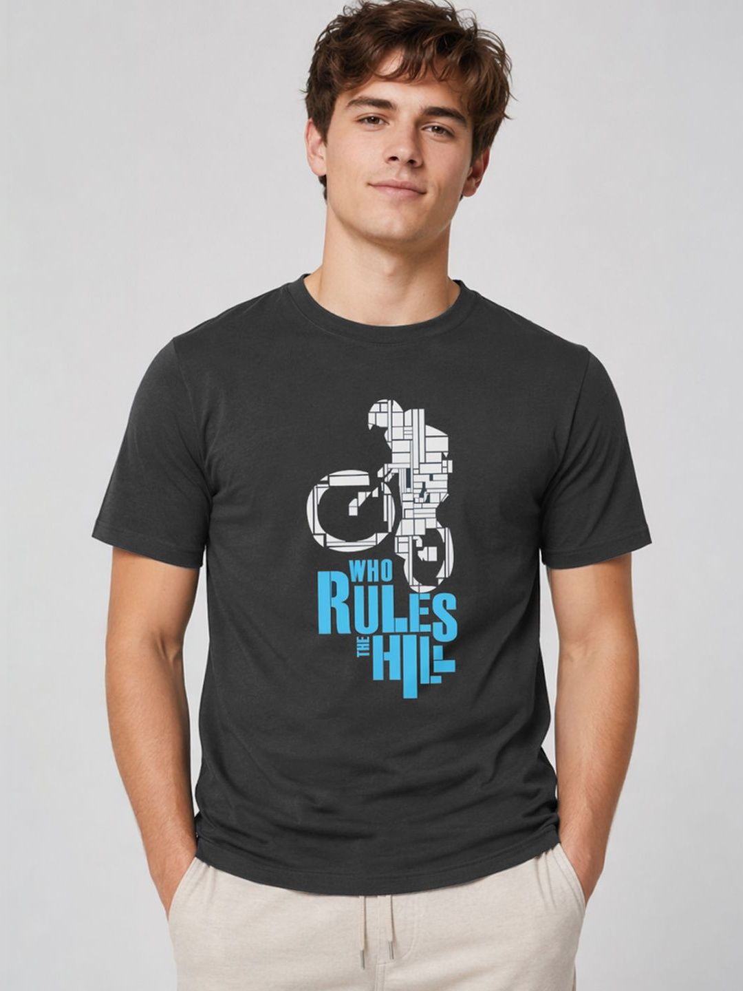 The Roadster Lifestyle Co Printed Cotton Round Neck Tshirts