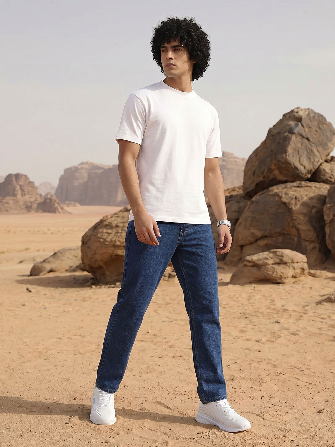 Roadster Men Regular Fit Mid-Rise Light Fade Cotton Jeans