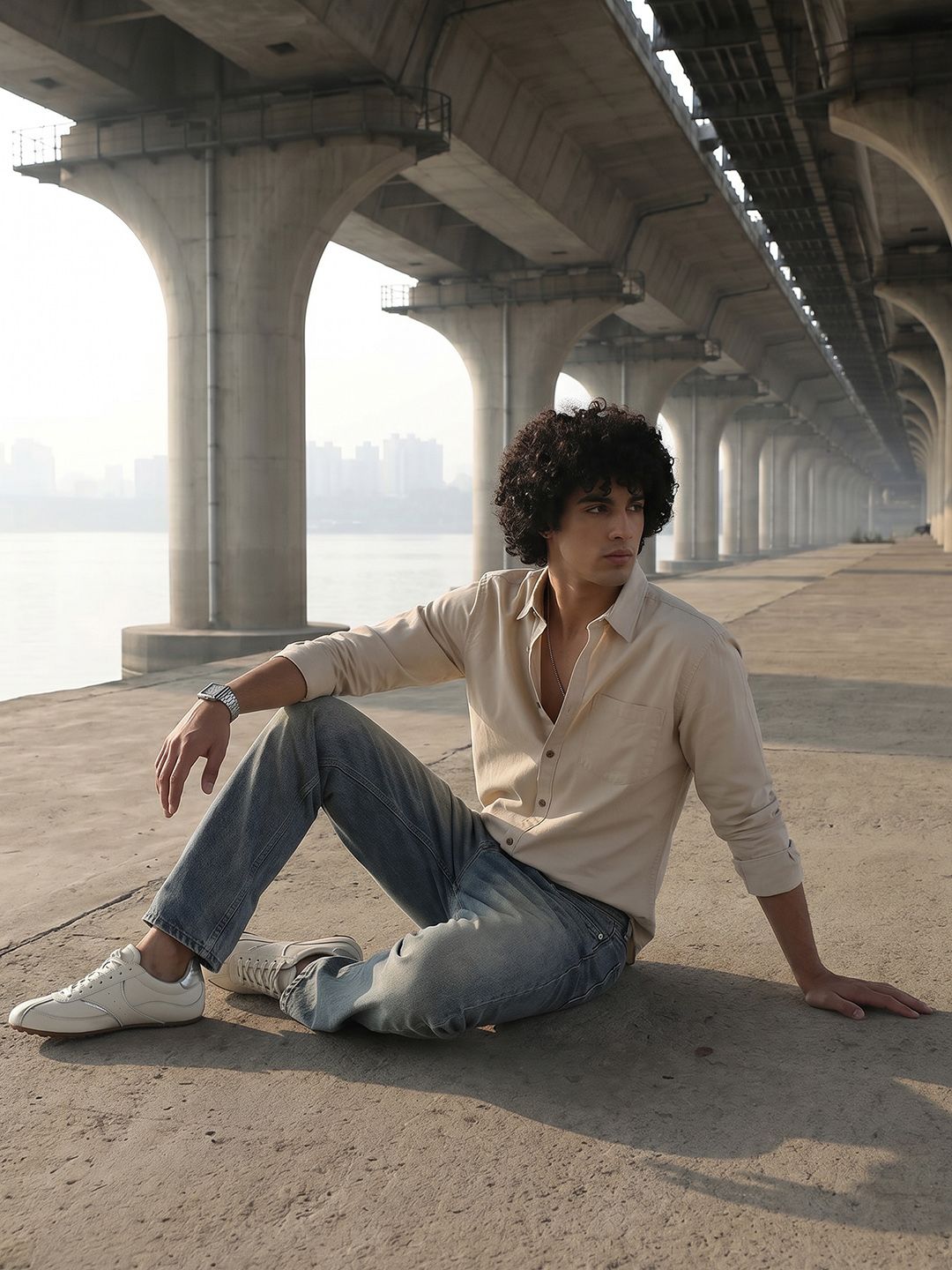 The Roadster Life Co. Spread Collar Casual Shirt