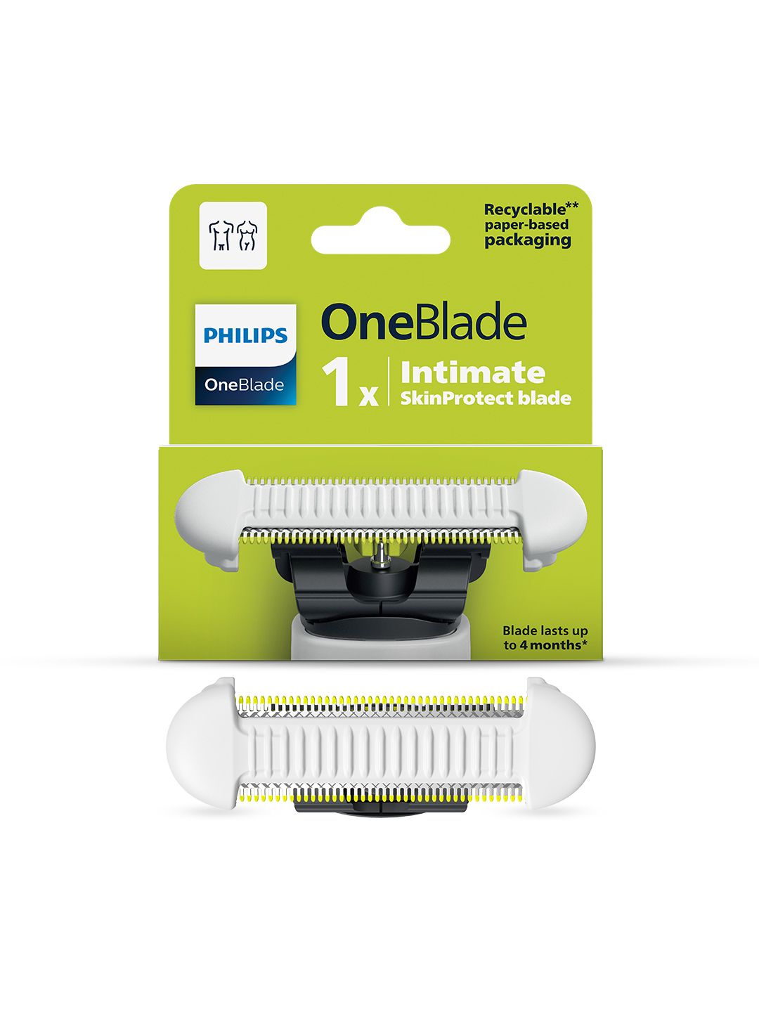 Philips Philips QP219/50 OneBlade Intimate Skinprotect Blade Cartridge - White