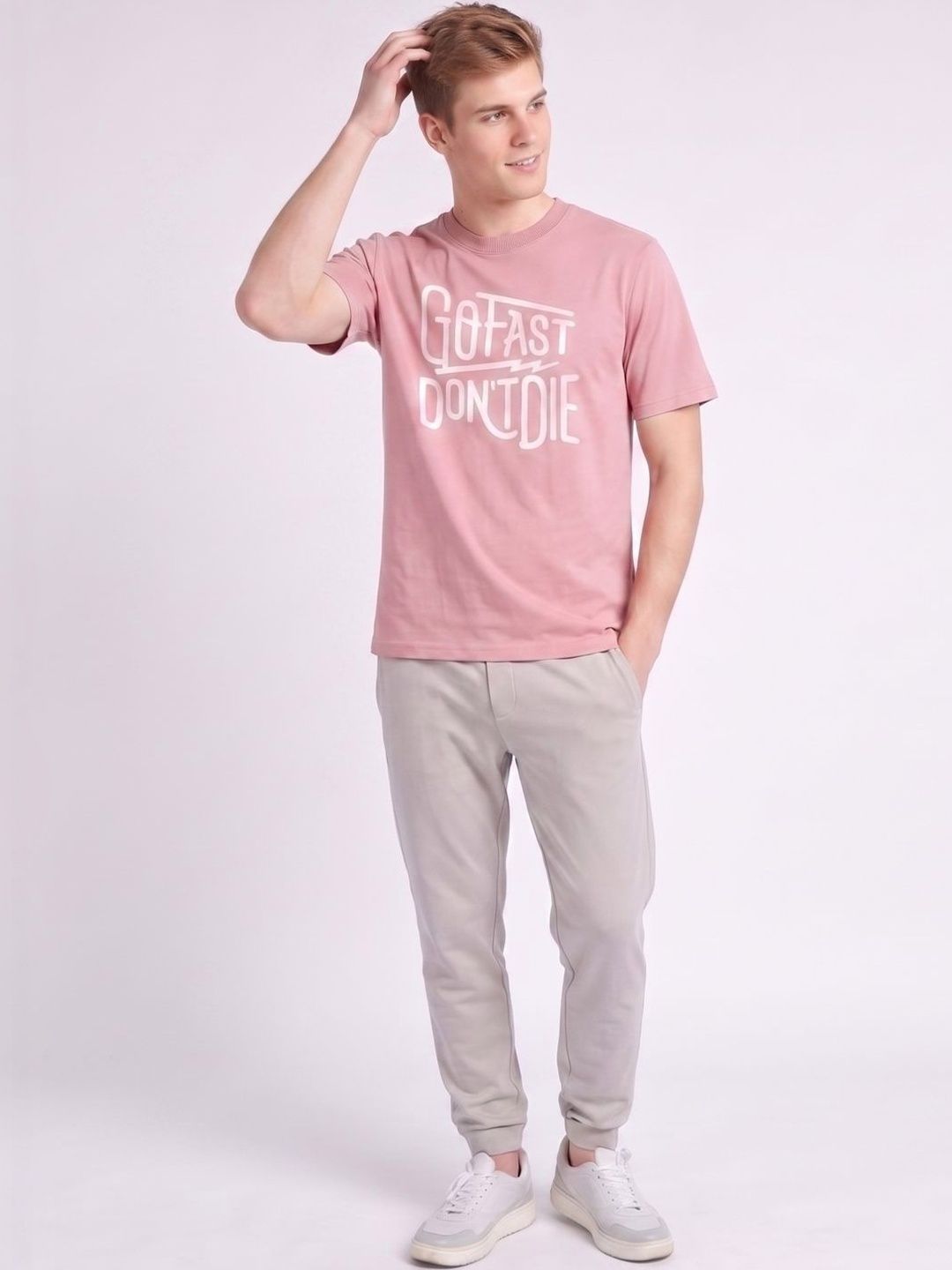 The Roadster Lifestyle Co Printed Cotton Round Neck Tshirts