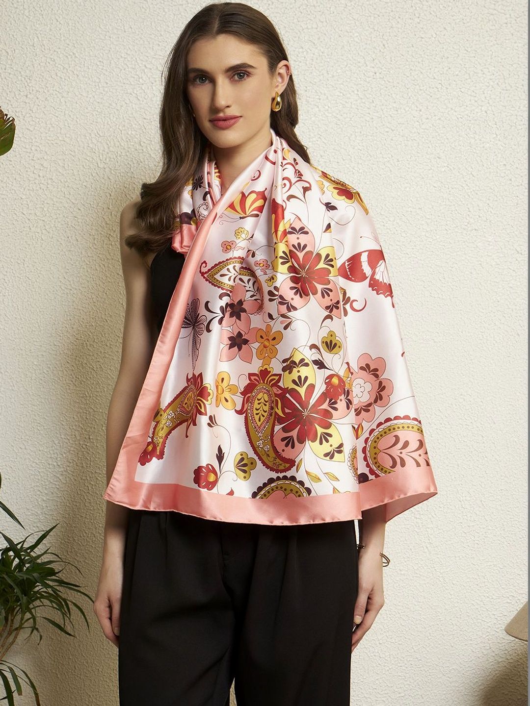 Off White Scarves - Buy Off White Scarves online in India