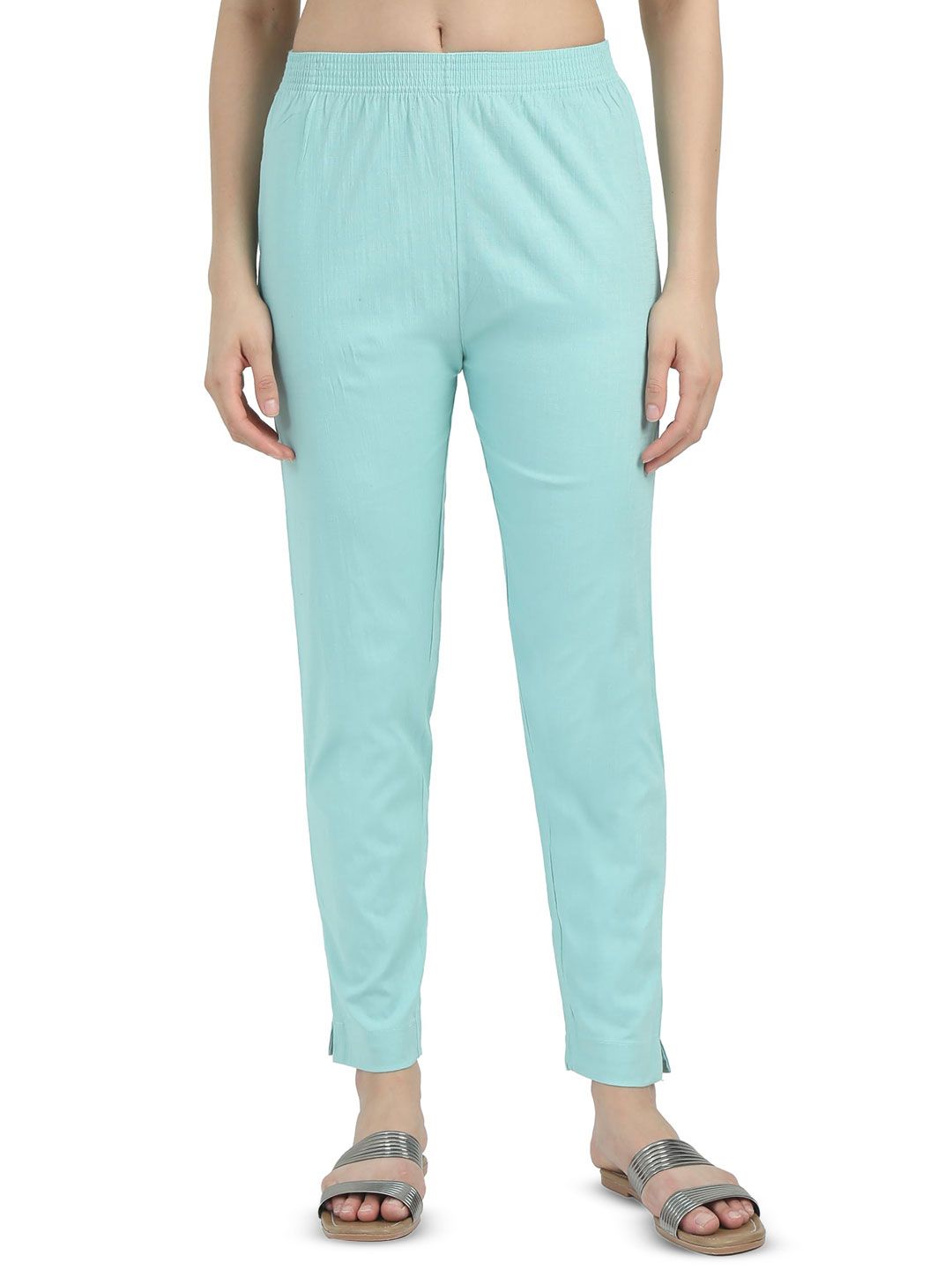 KN Textiles Women Everyday Slim Fit Trousers