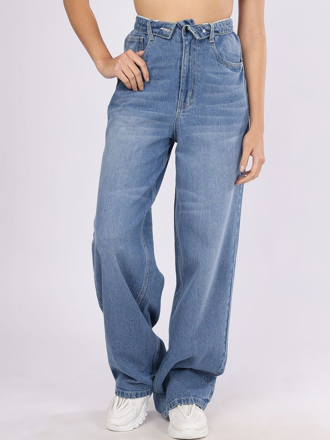 PUELLA PUELLA Women High-Rise Light Fade Jeans