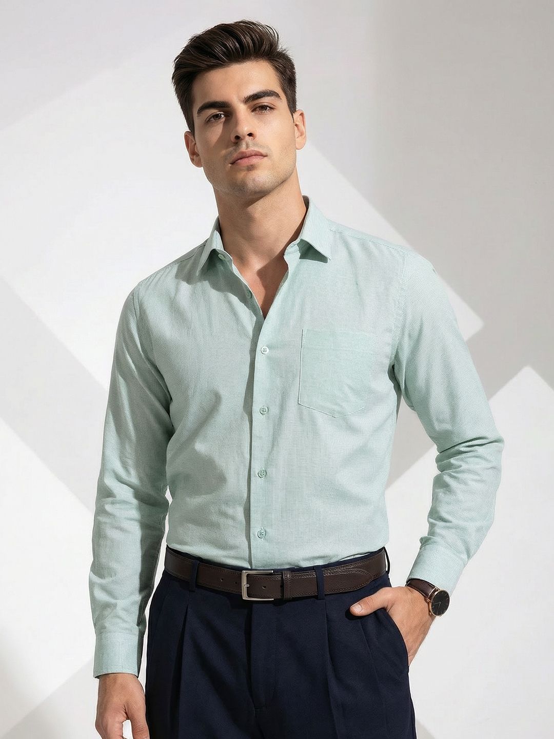 INVICTUS Slim Fit Pure Cotton Formal Shirt