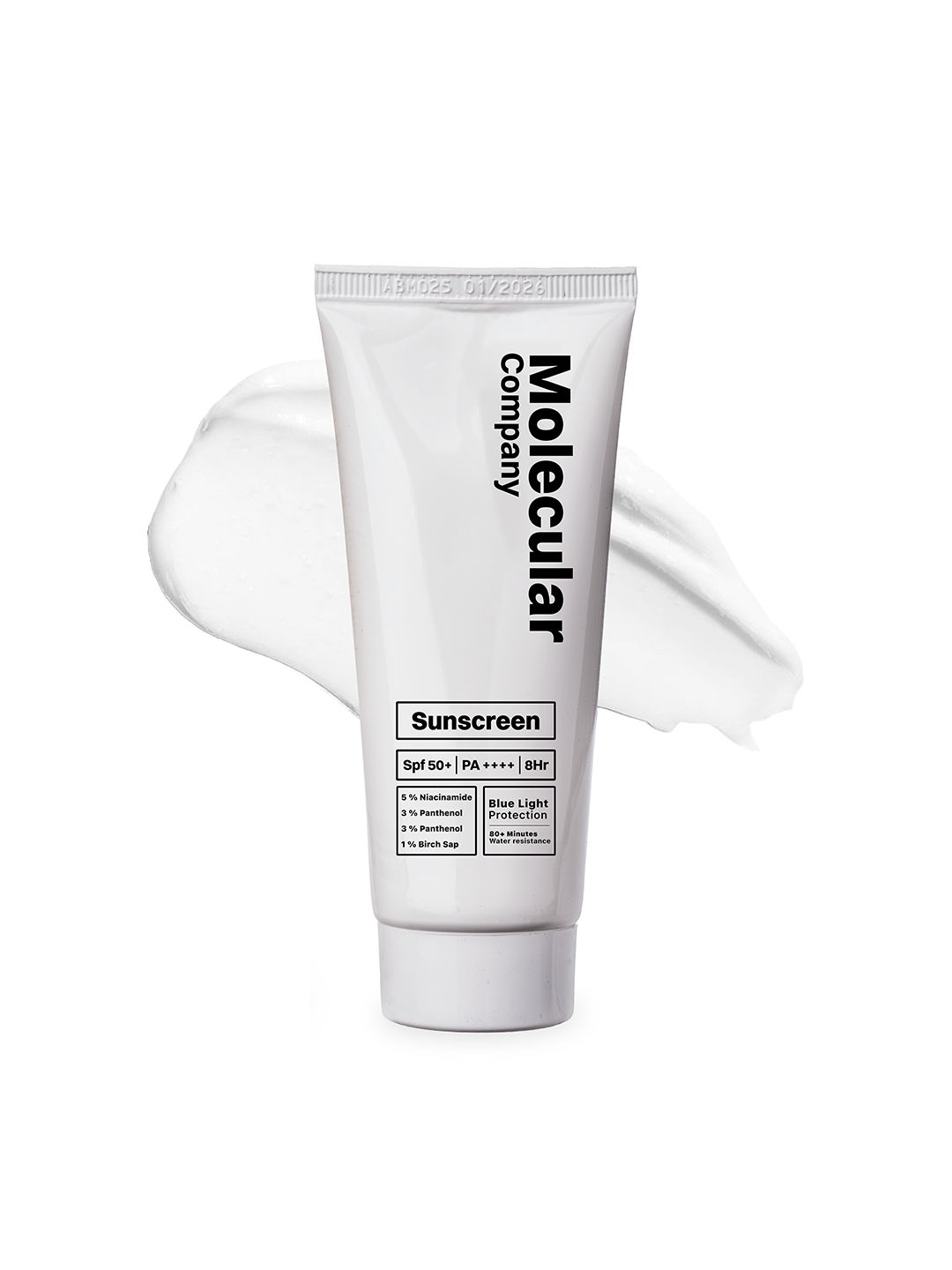 MOLECULAR COMPANY MOLECULAR COMPANY SPF50+ 8Hr Sunscreen with Niacinamide & Panthenol - 50 g
