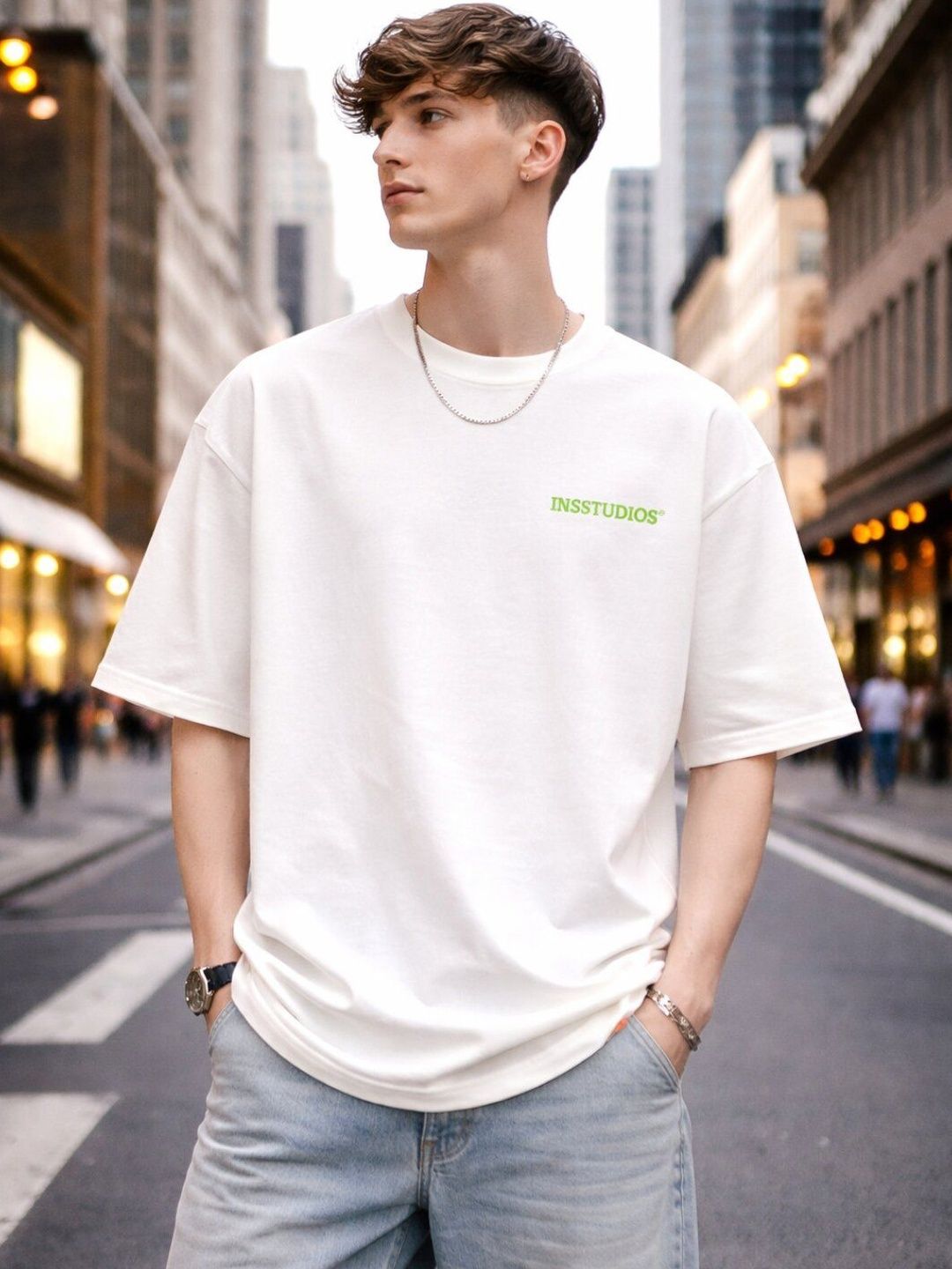 HASTEN Men Typography Printed T-shirt