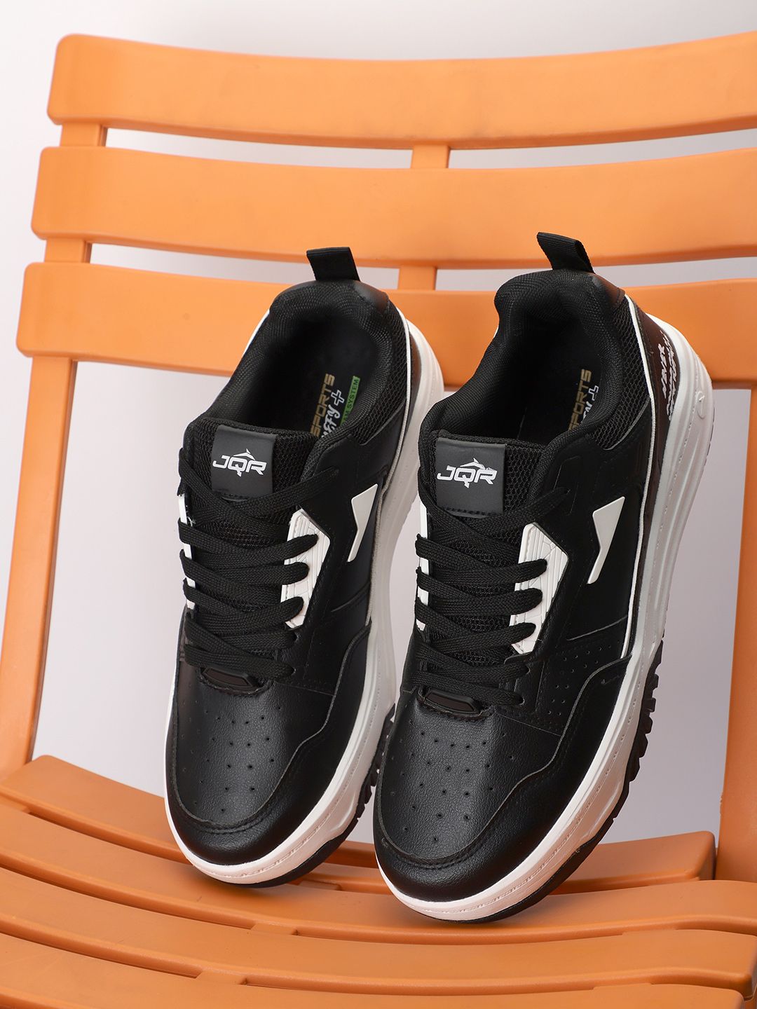 JQR ZEALOUS Men Colourblocked PU Sneakers