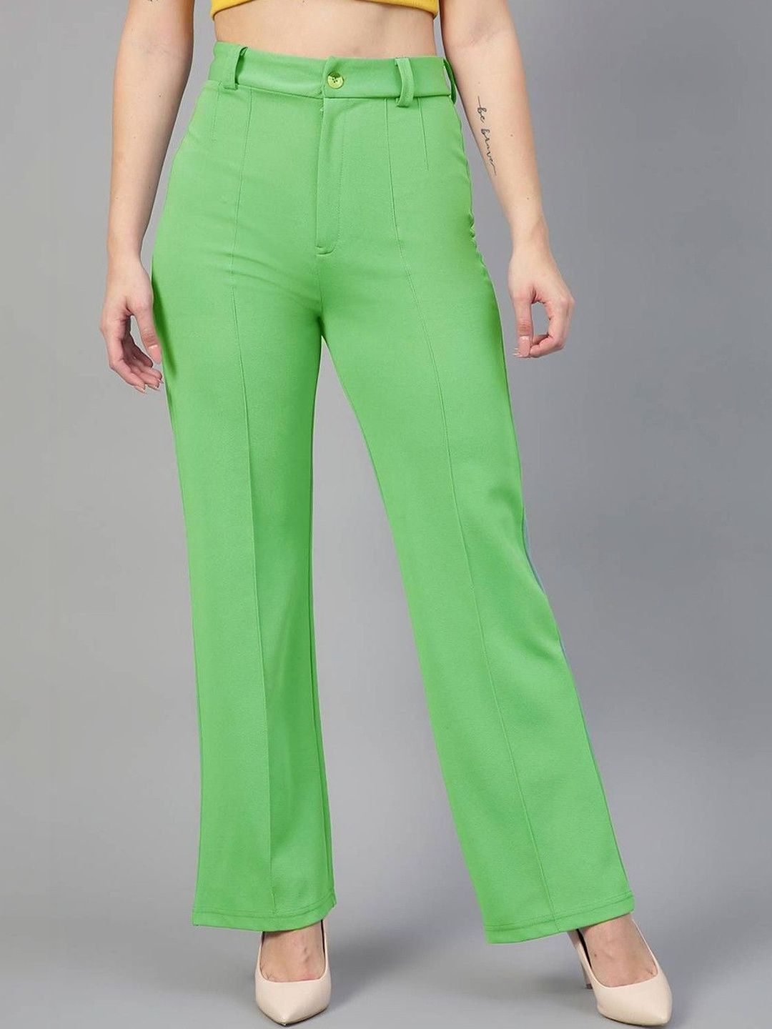 Stylecast X Kotty Women Relaxed High-Rise Trousers