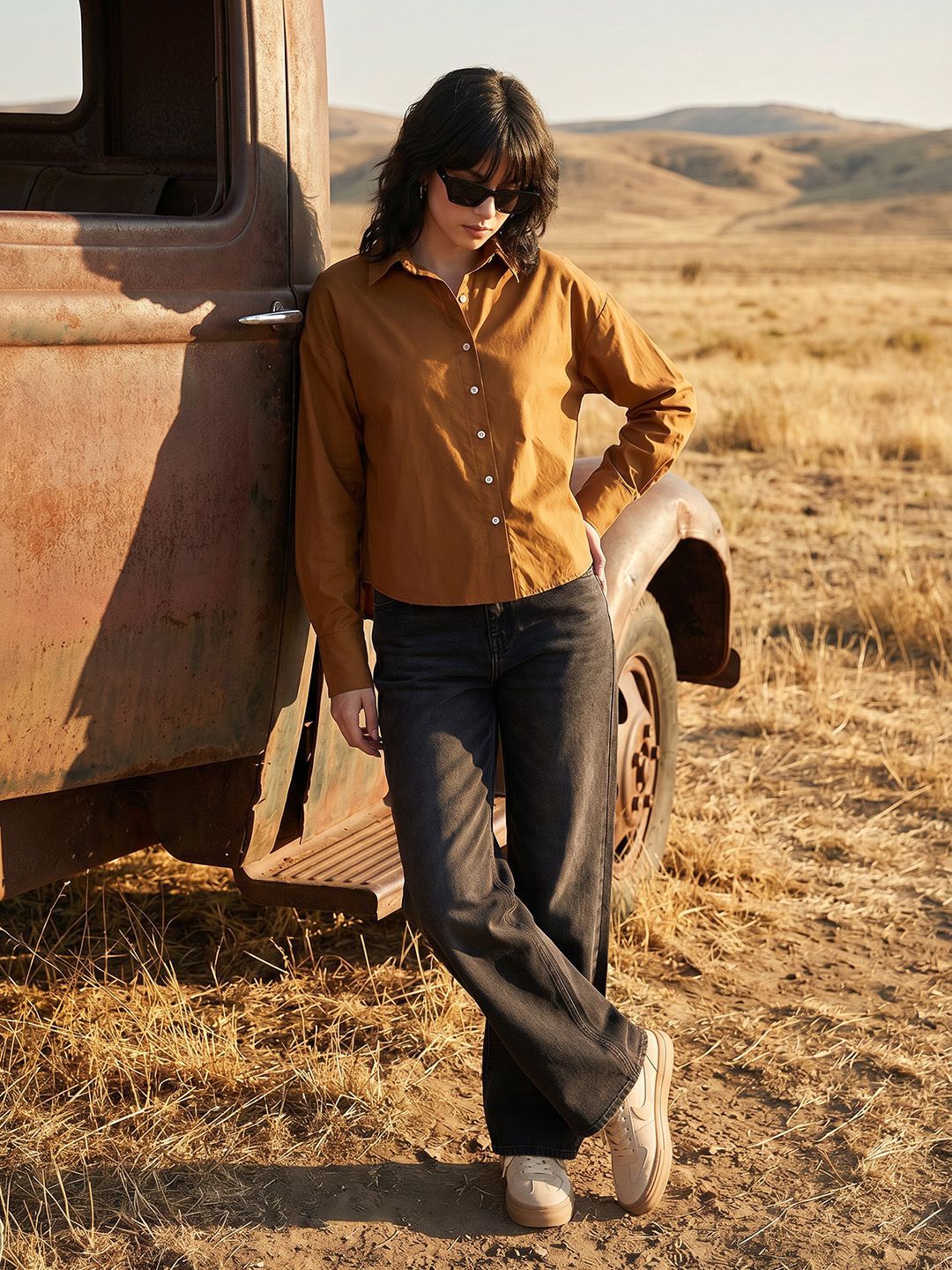 Roadster The Roadster Life Co. Relaxed Fit Pure Cotton Casual Shirt