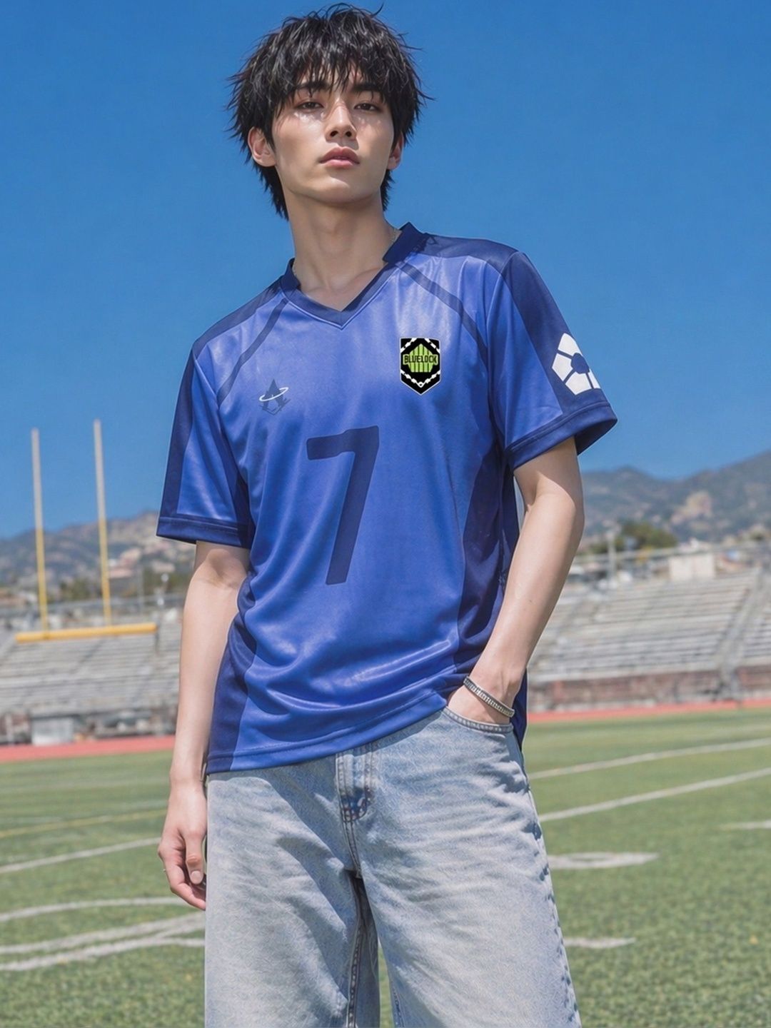 Buy COMICSENSE Blue Lock Anime Nagi 7 Number Printed Polyester
