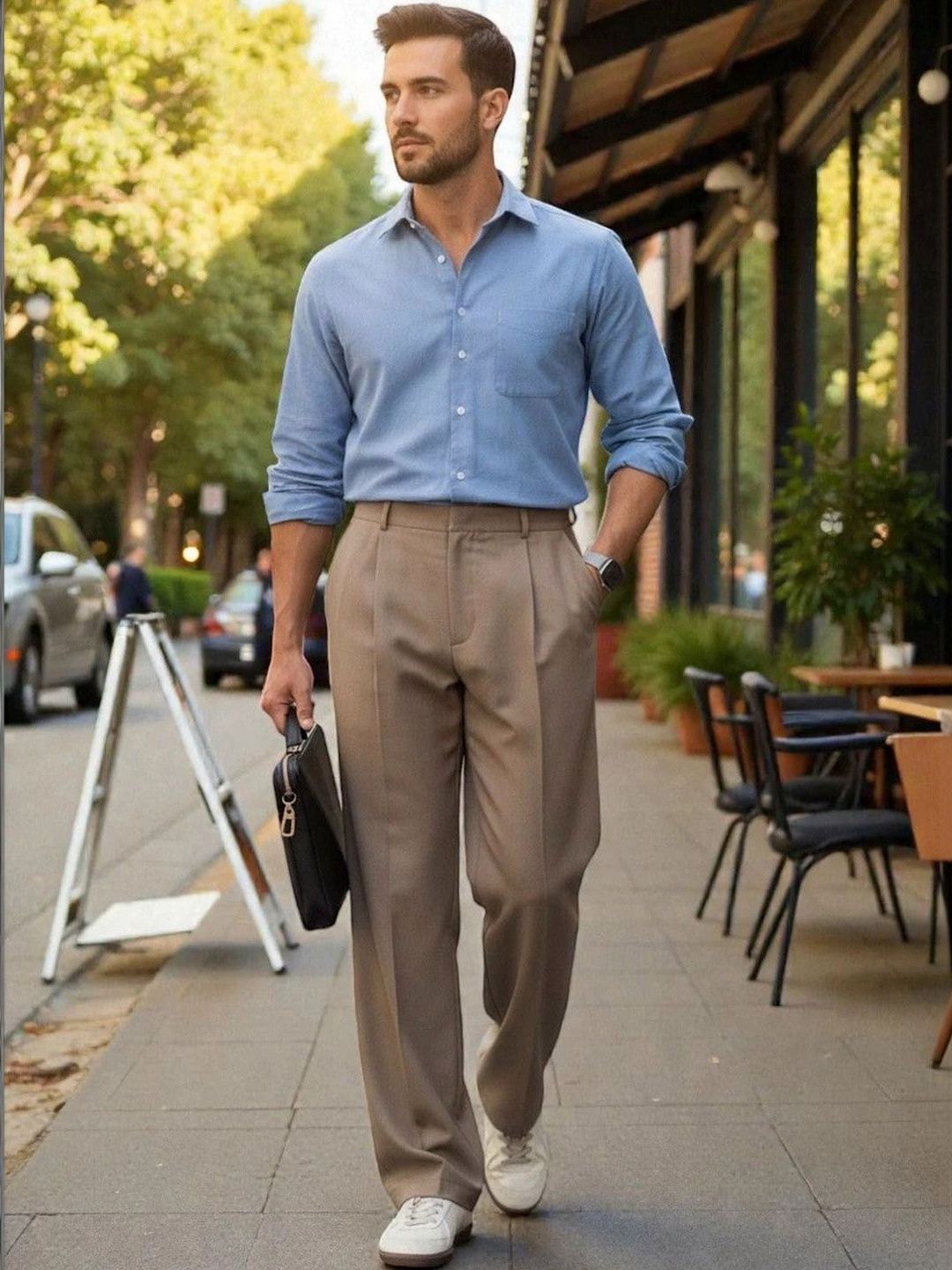 Stylecast X Kotty Men Pleated Trousers