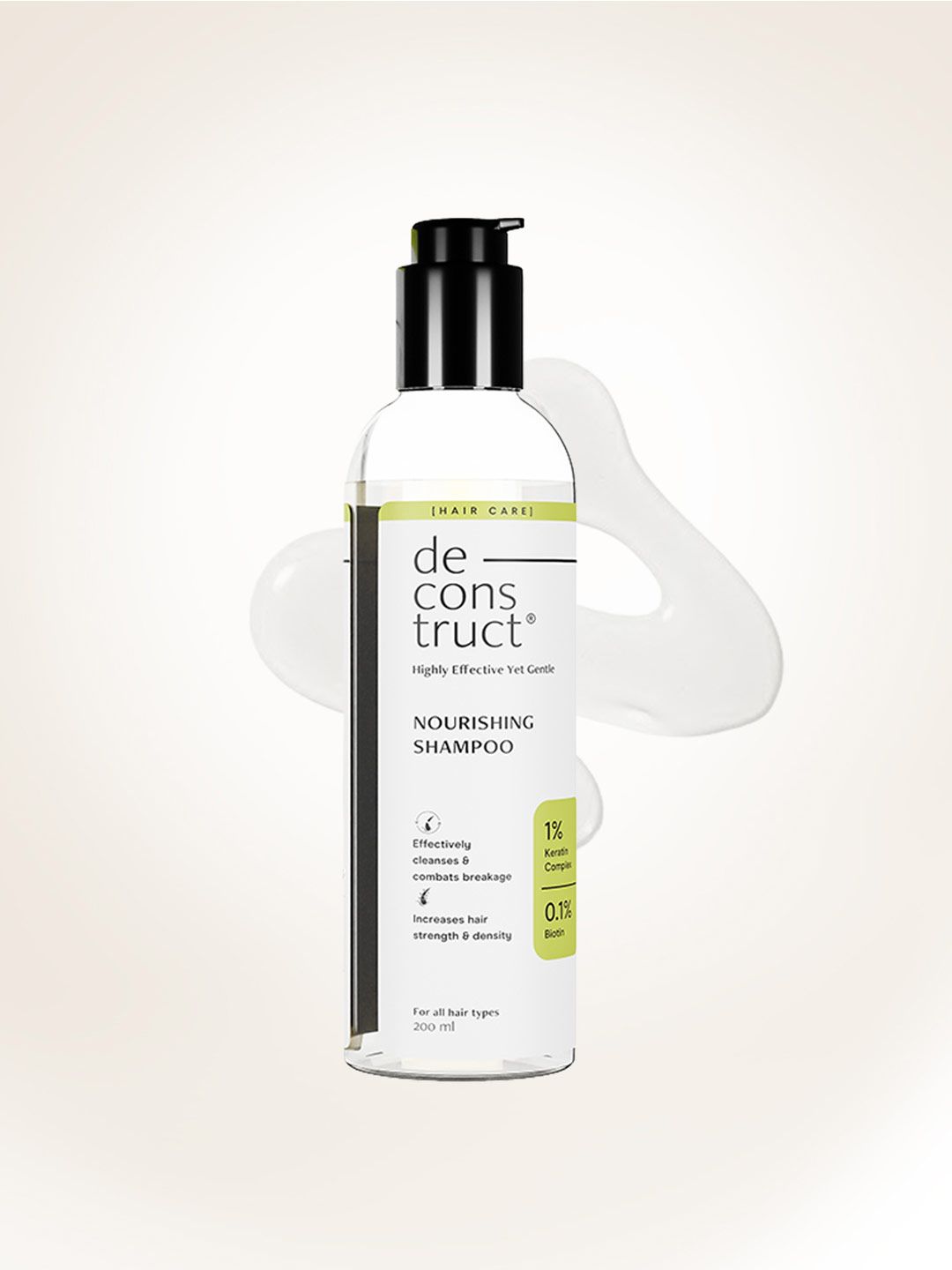 Deconstruct Nourishing Shampoo 1% Keratin Complex + 0.1% Biotin | For Hair Breakage Offers & Cashback