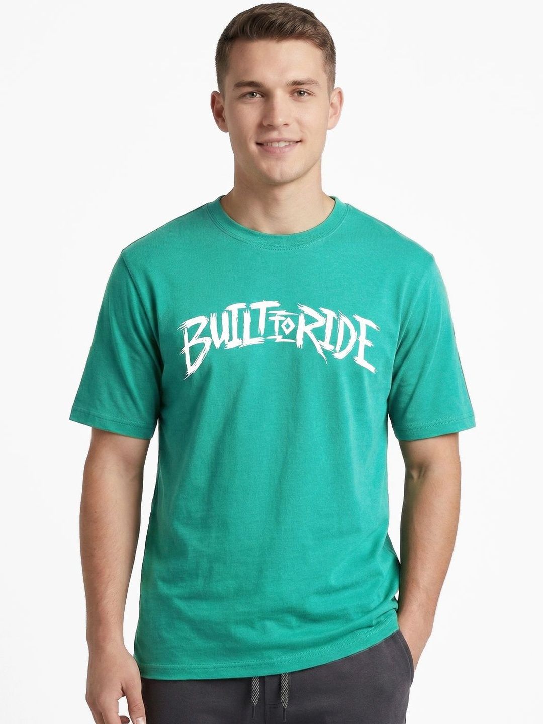 The Roadster Lifestyle Co Printed Cotton Round Neck Tshirts