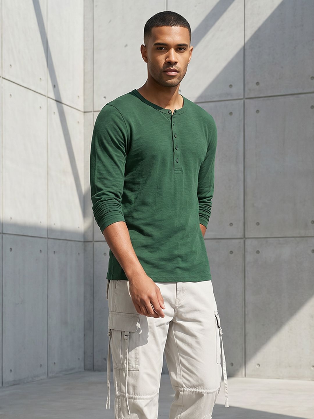 The Roadster Life Co. Henley Neck T-shirt