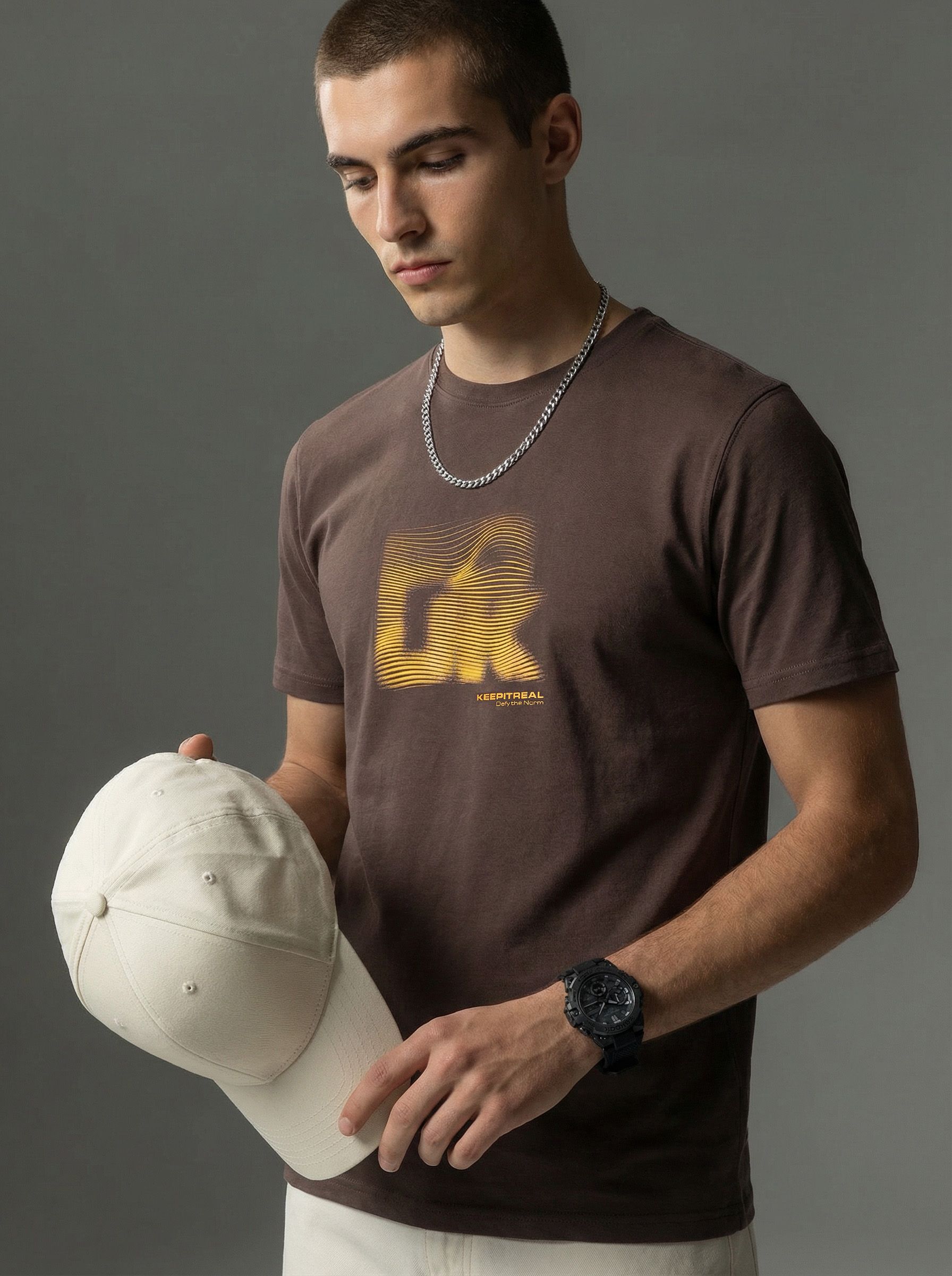 FCUK Printed Pure Cotton T-shirt