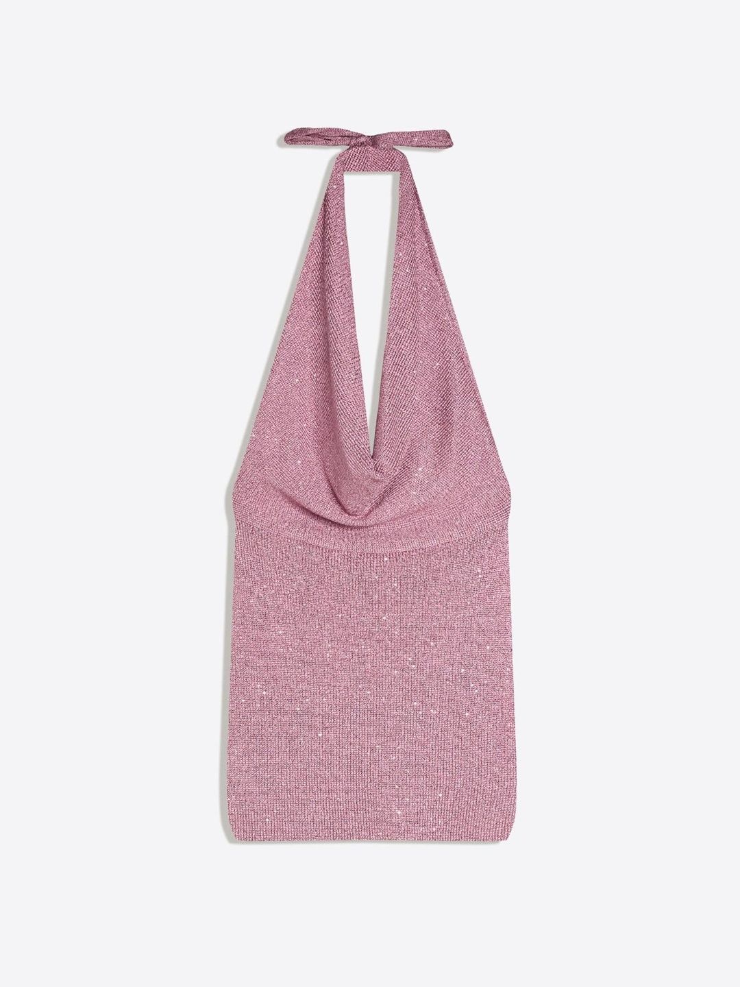 Halter Sequin Mini Dress