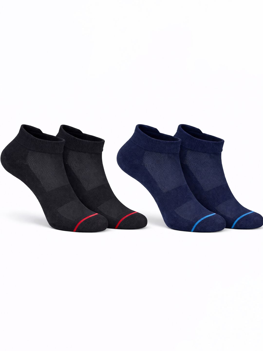 BERYX Pack of 2 Bamboo Super Soft & Odour-Free Breathable Ankle-Length Socks