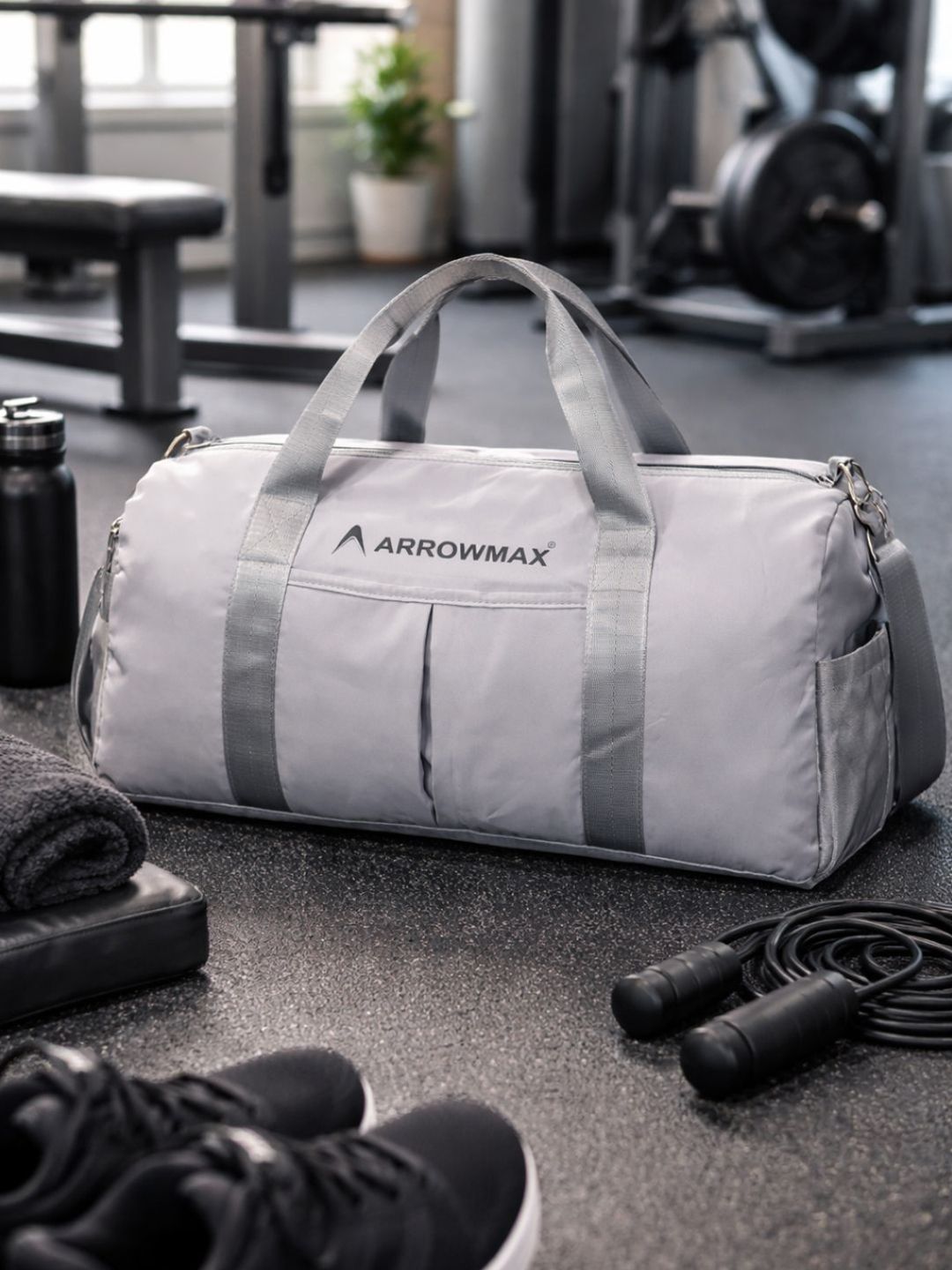 ARROWMAX Medium Sports or Gym Detachable Shoulder Strap And Handles Canvas Duffel Bag