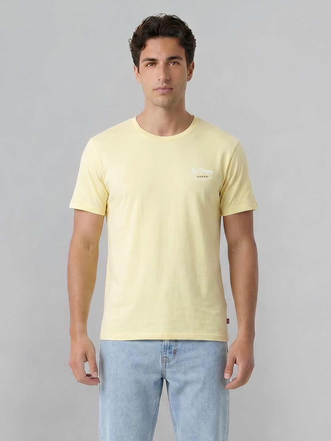 Levis Levi's Round Neck Pure Cotton T-shirt