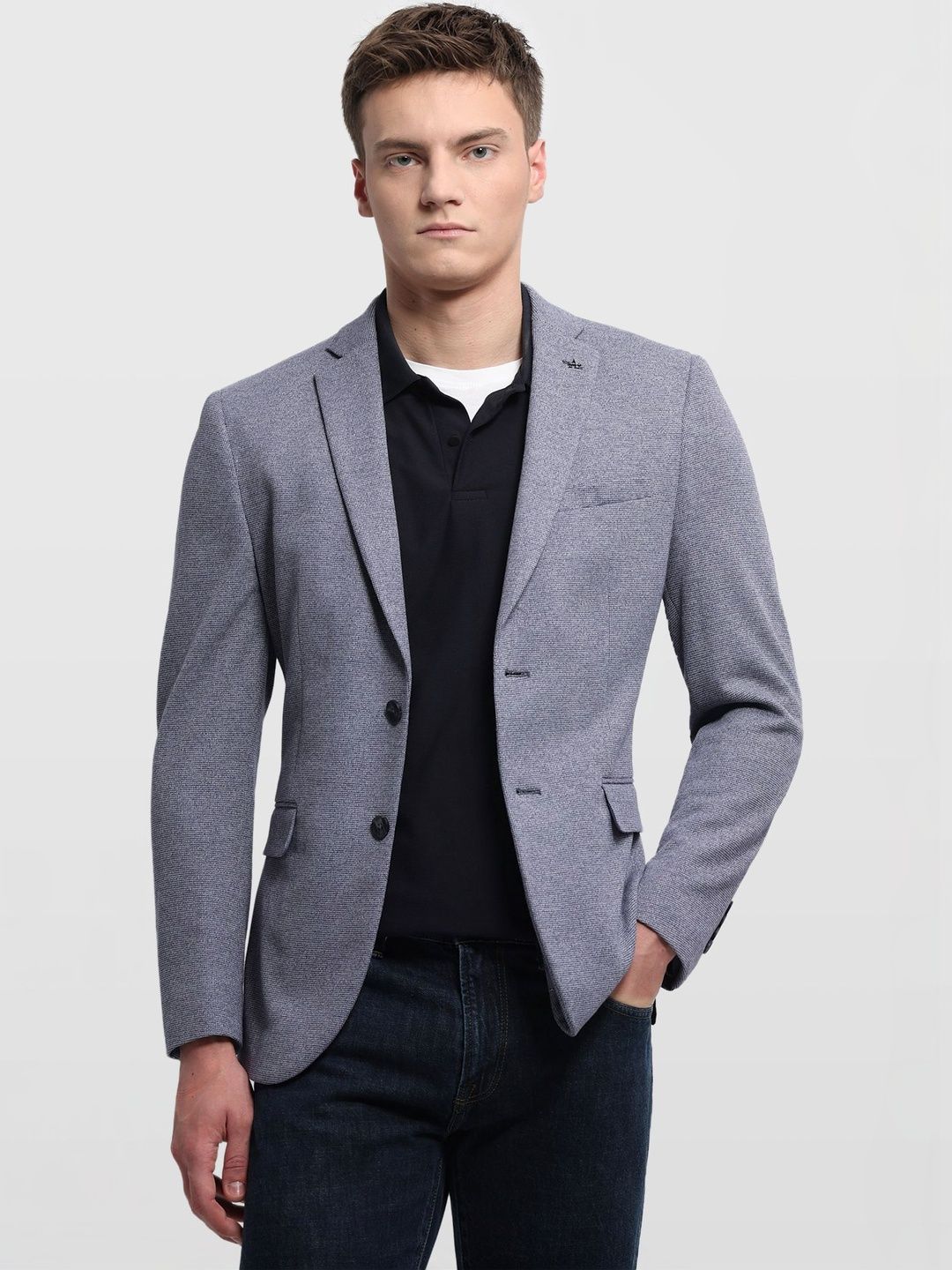 Arrow Arrow Notched Lapel Single-Breasted Slim Fit Formal Blazers