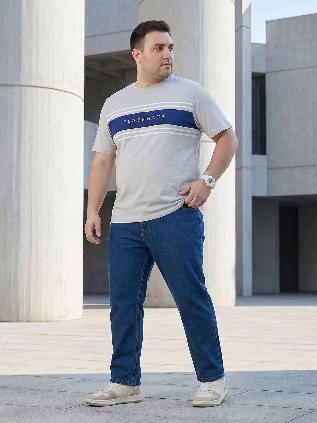 Sztori Typography Printed Pure Cotton T-shirt