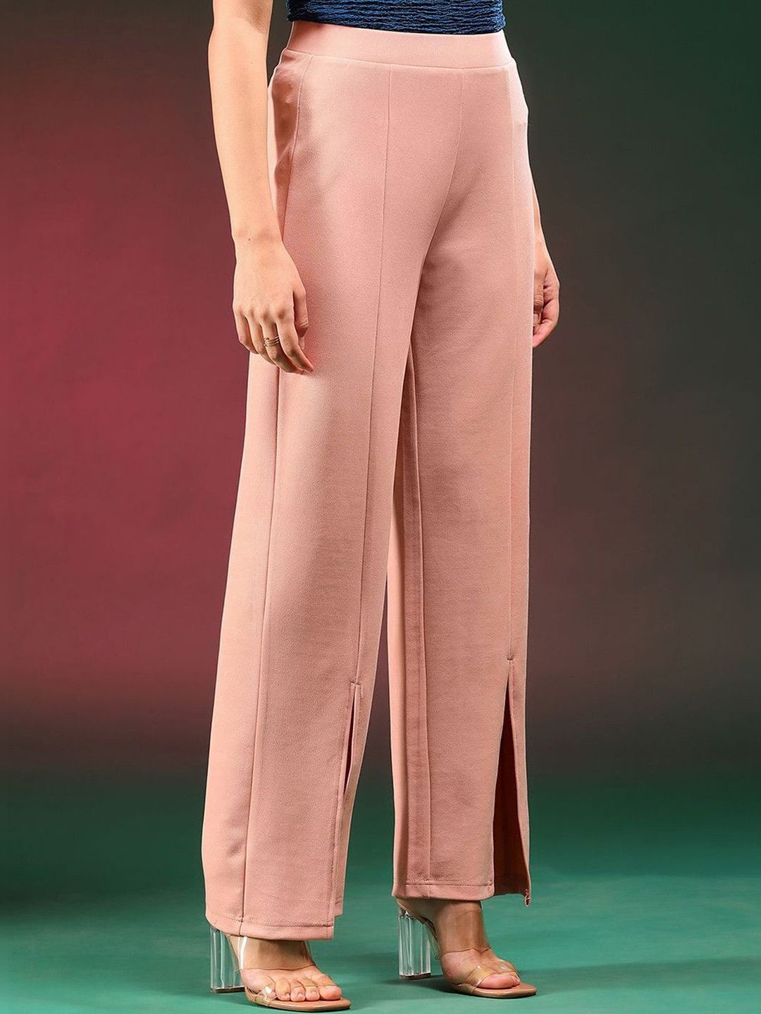 Stylecast X Kotty Women Classic High-Rise Easy Wash Trousers