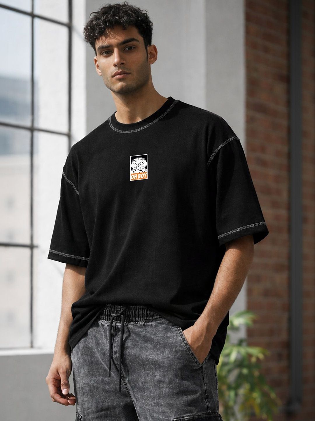 Moda Rapido Men Printed T-shirt