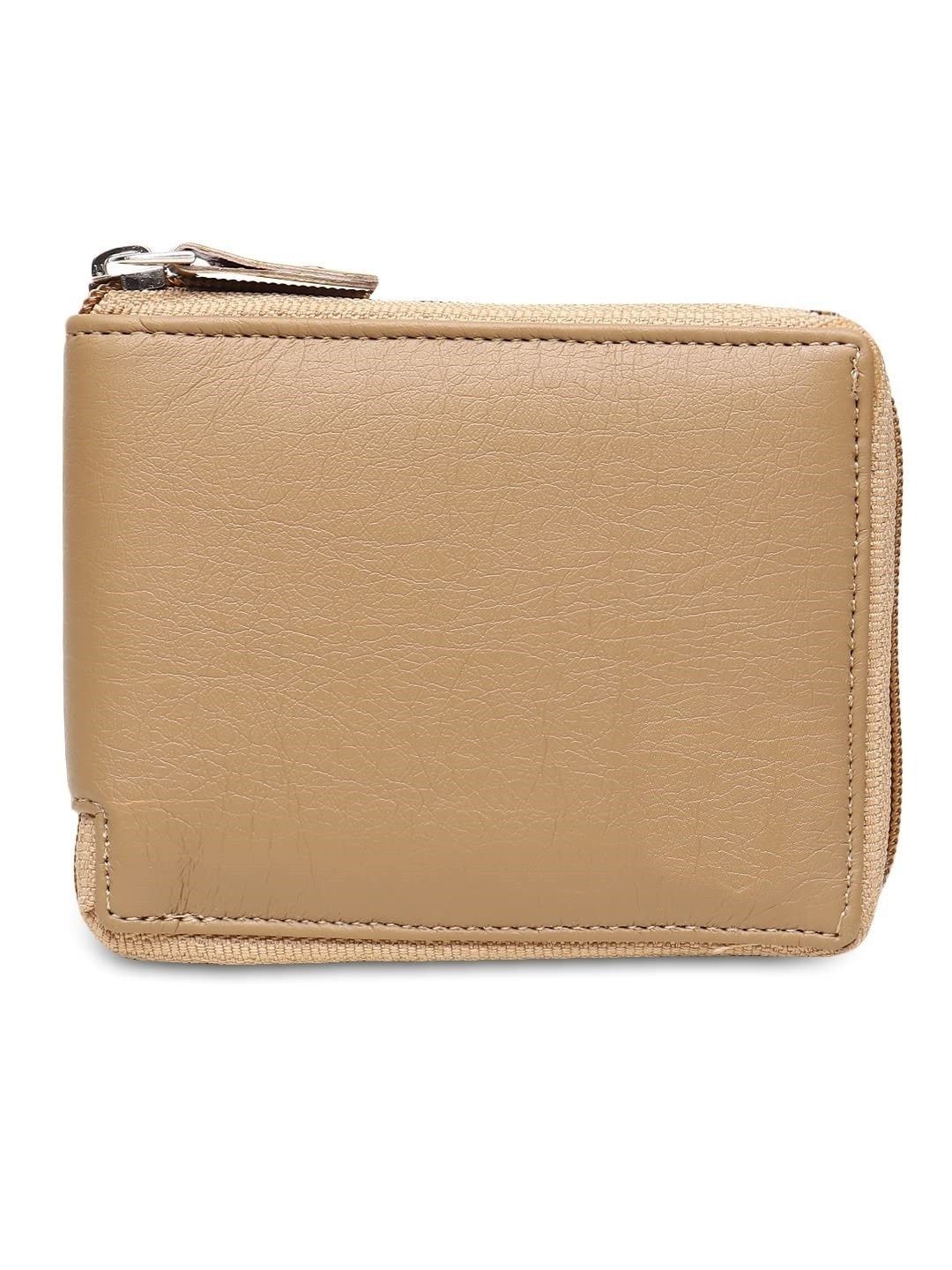 LAER Men PU Zip Around Wallet