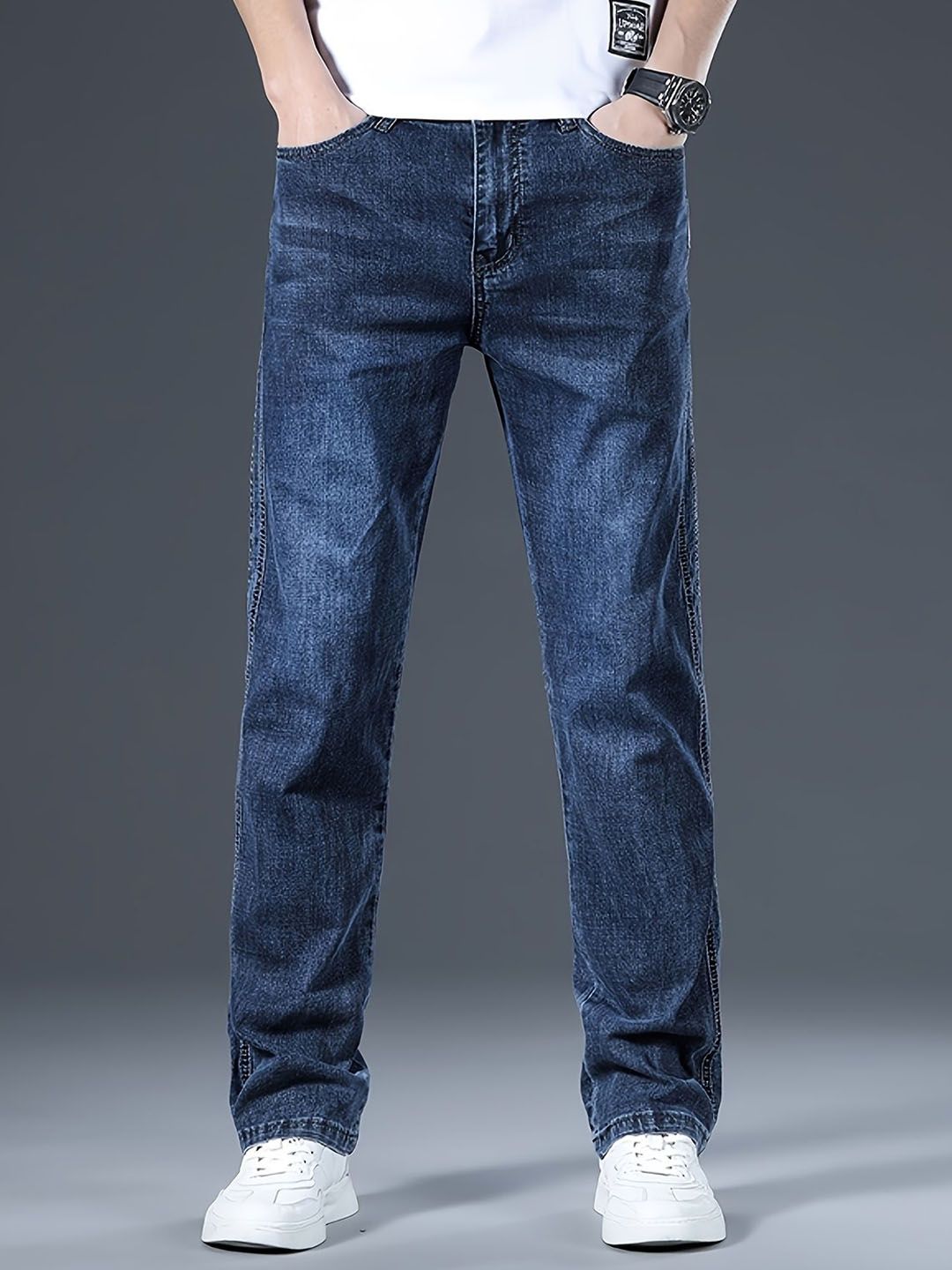 R.Code by The Roadster Life Co. Men Slim Fit Mid-Rise Stretchable Jeans
